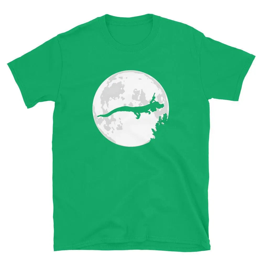 Fly with Falkor: The Neverending Story T-Shirt – Shirt by Retro Splendor Tags: 80s, Falkor, fantasy, gift, moon, movies, neverending story, nostalgia, retro, shirt RetroSplendor Apparel