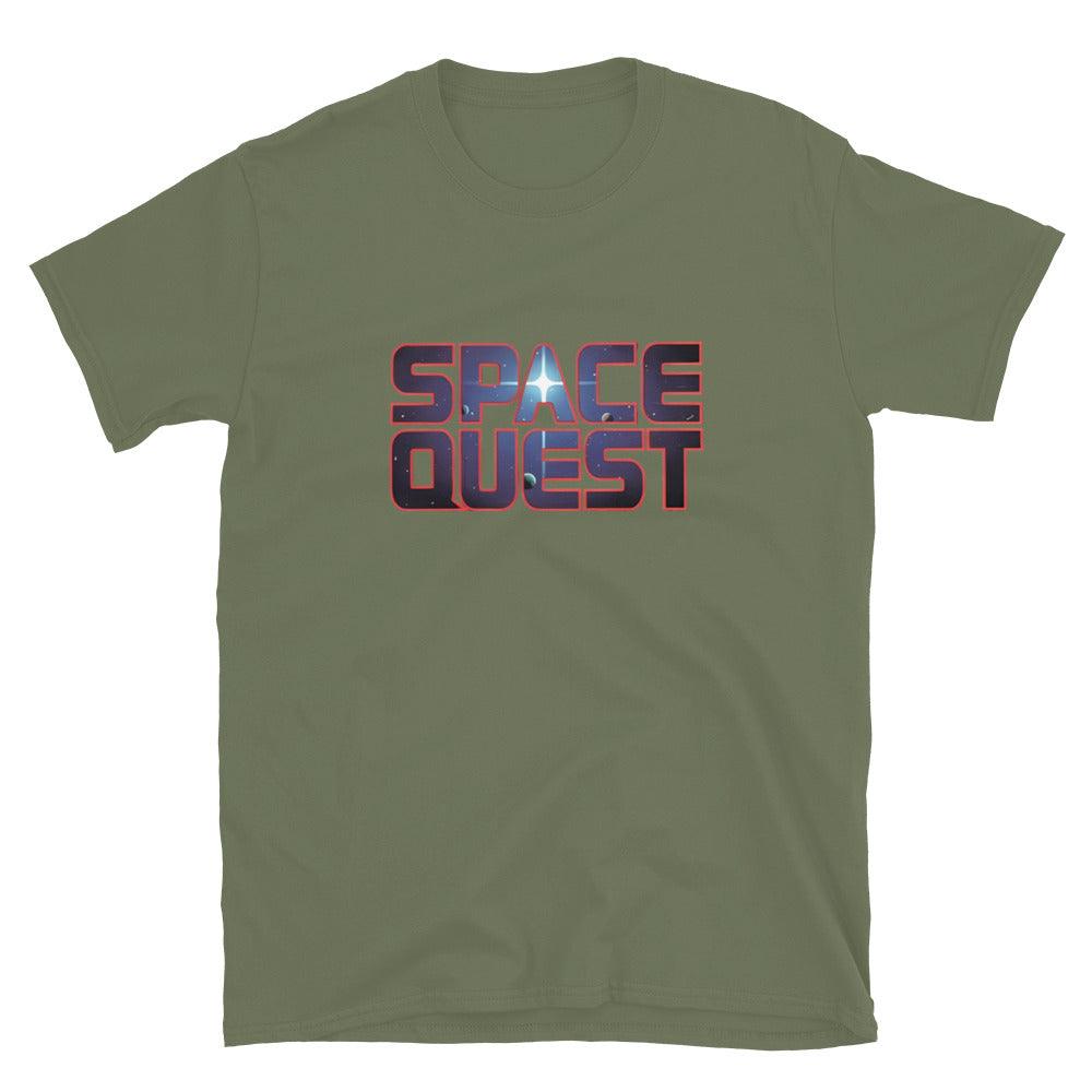 Space Quest Short-Sleeve Tee: Adventure Awaits! - Retro Splendor