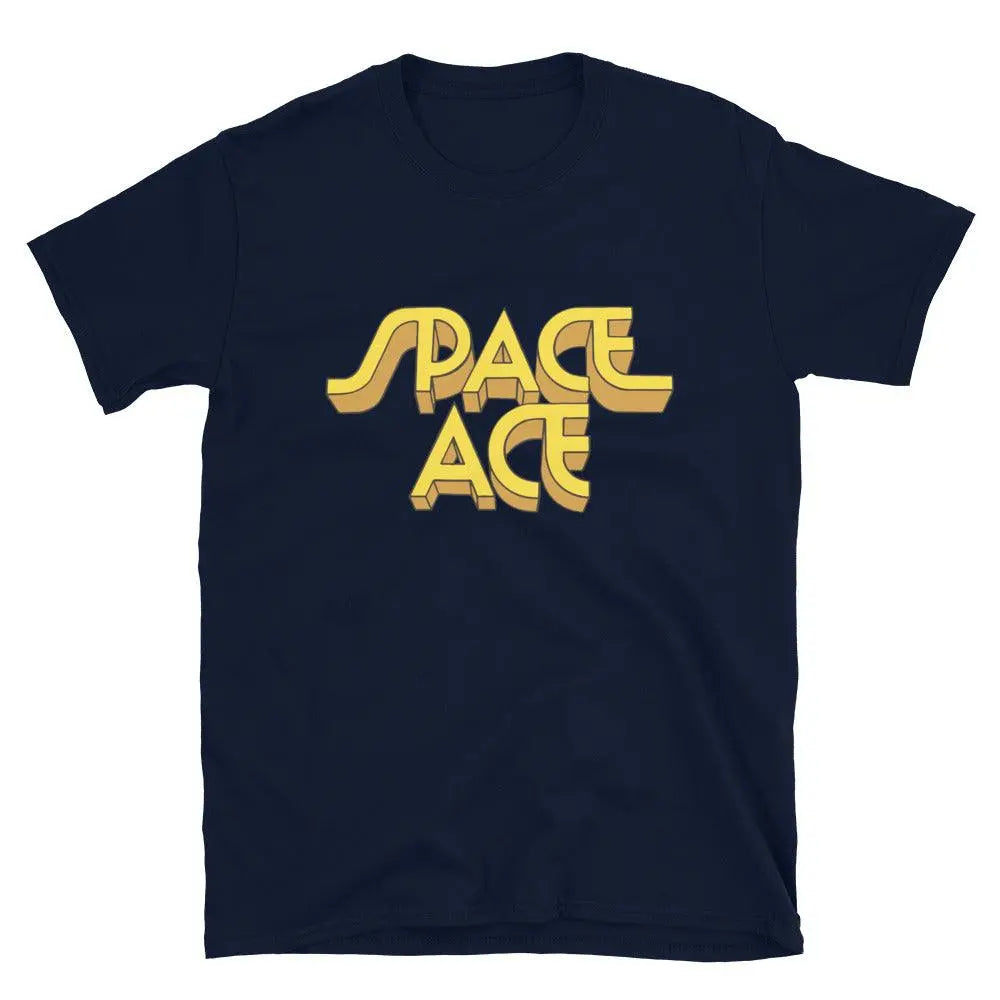 Space Ace Short-Sleeve Tee: Adventure Awaits! – Shirt by Retro Splendor Tags: 80s, arcade, gaming, gift, movies, nostalgia, retro, shirt, space, unisex RetroSplendor Apparel
