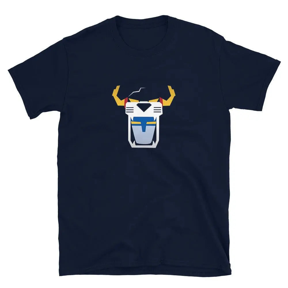Voltron Vibes: Casual Minimalist Short-Sleeve Tee – Shirt by Gildan Tags: 80s, awesome, cartoon, cotton, defender of the universe, retro, shirt, tee, vintage, voltron RetroSplendor Apparel