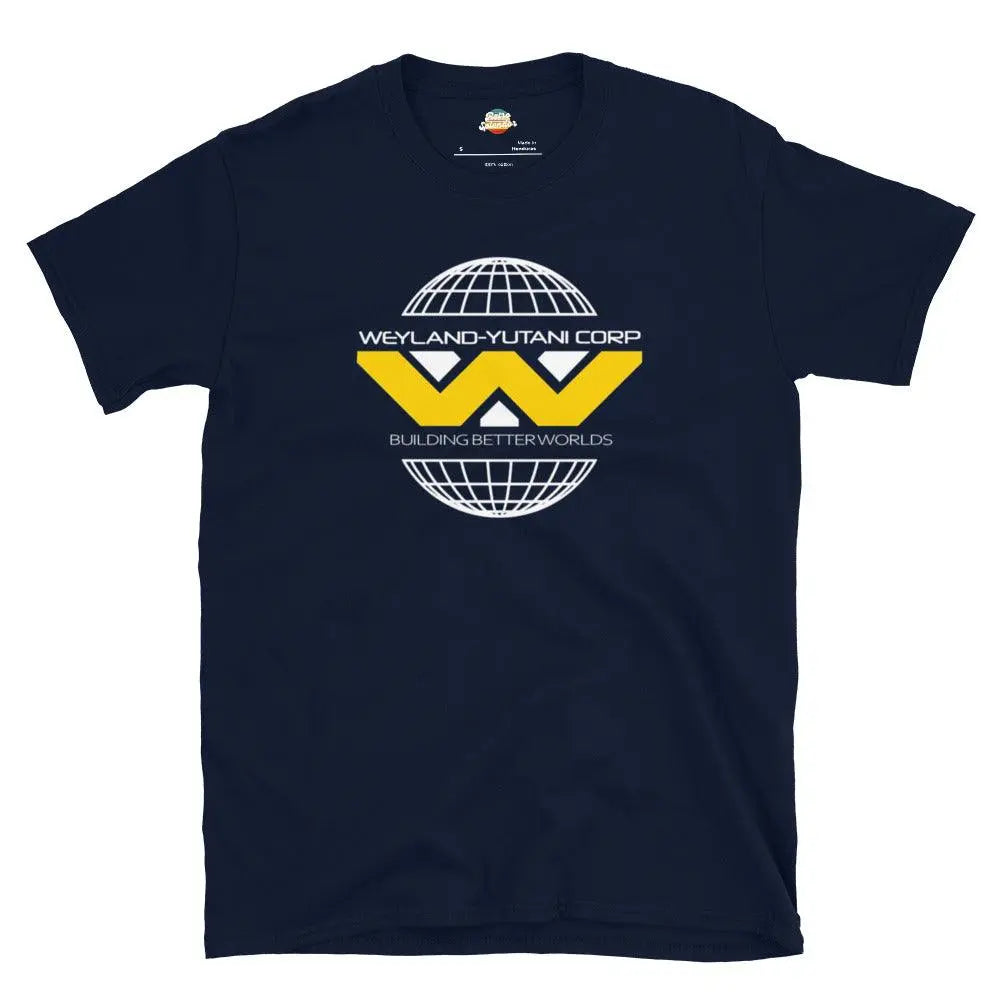 Weyland-Yutani Corp Aliens Tee: Embrace the Sci-Fi Vibe – Shirt by Retro Splendor Tags: 100% cotton, 80s, aliens, gift, graphic tee, logo, movie, retro, t-shirt, tee, vintage RetroSplendor Apparel