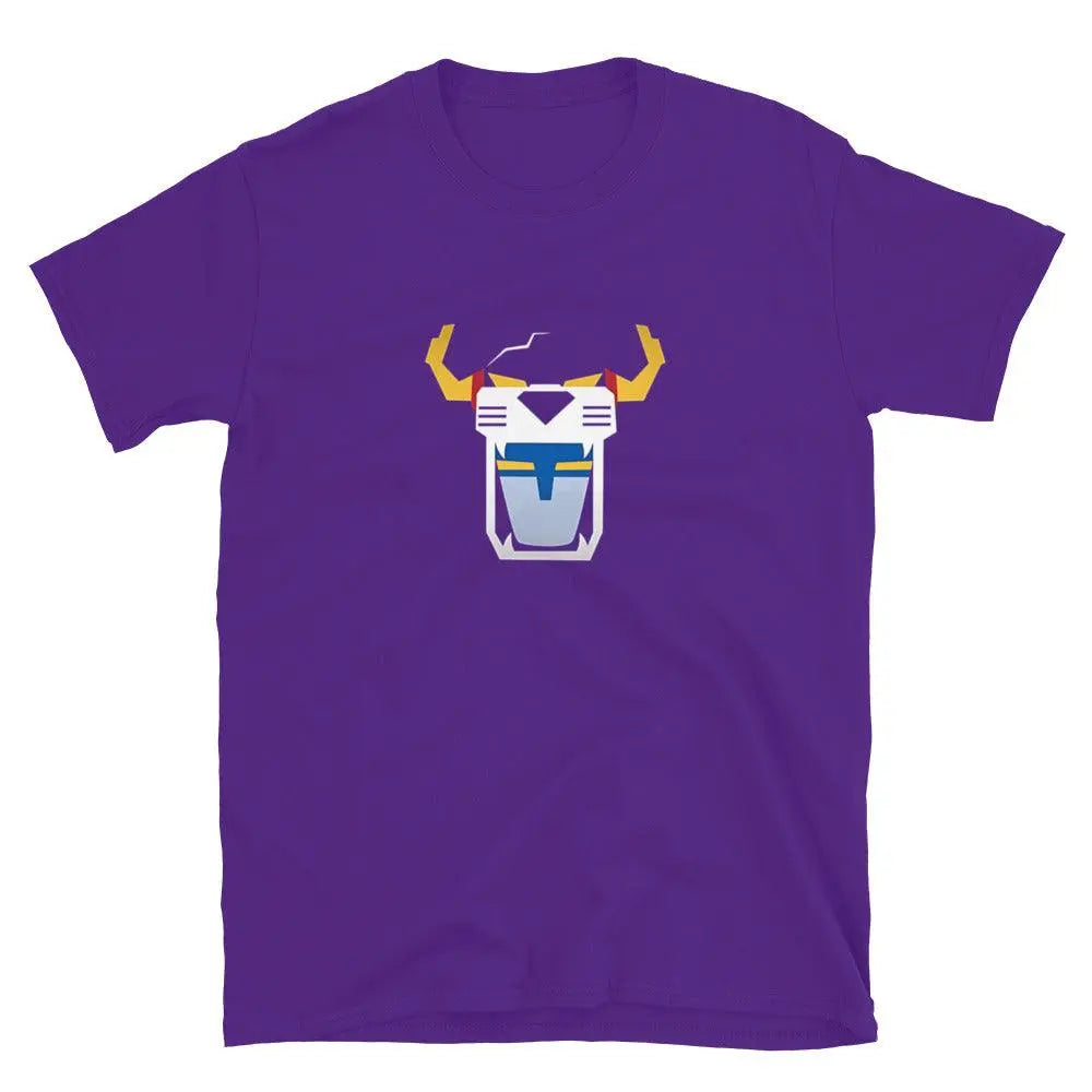 Voltron Vibes: Casual Minimalist Short-Sleeve Tee – Shirt by Gildan Tags: 80s, awesome, cartoon, cotton, defender of the universe, retro, shirt, tee, vintage, voltron RetroSplendor Apparel