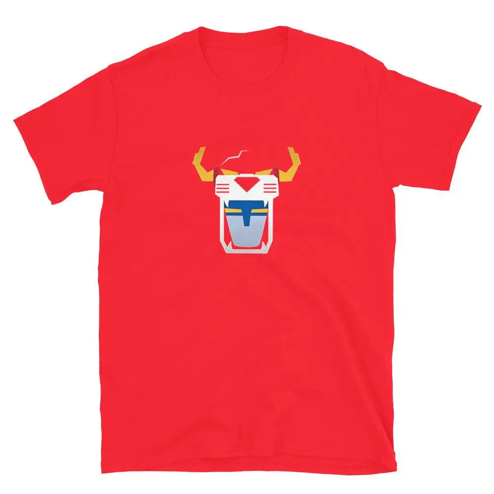 Voltron Vibes: Casual Minimalist Short-Sleeve Tee – Shirt by Gildan Tags: 80s, awesome, cartoon, cotton, defender of the universe, retro, shirt, tee, vintage, voltron RetroSplendor Apparel
