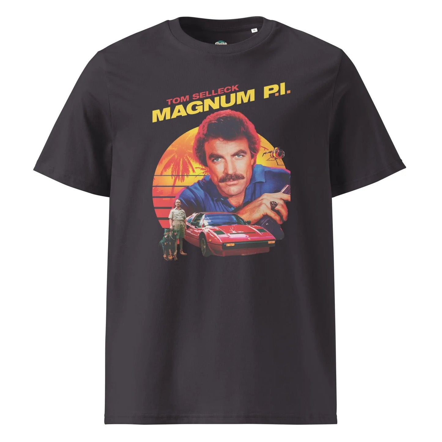 Magnum P.I. - organic cotton t-shirt by Stanley/Stella Tags: 100% Organic Cotton, 80s, graphic, graphic tee, magnum pi, retro, tv, vintage, vintage vibe RetroSplendor Apparel