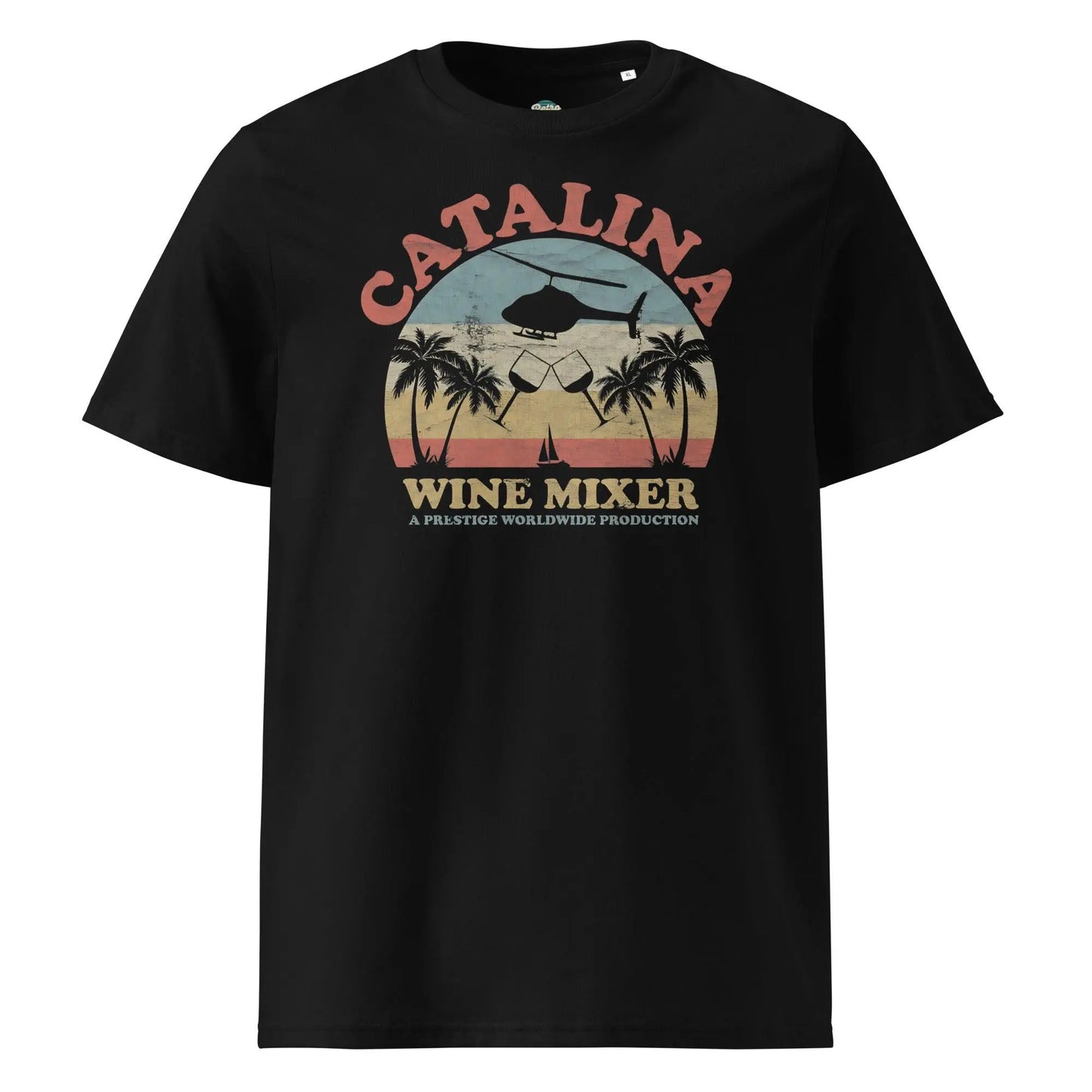 Catalina Wine Mixer - T-Shirt – Shirt by Stanley/Stella Tags: 100% Organic Cotton, 90s, comedy, funny, graphic, graphic tee, movie, retro, shirt, vintage, vintage vibe, will farrell RetroSplendor Apparel