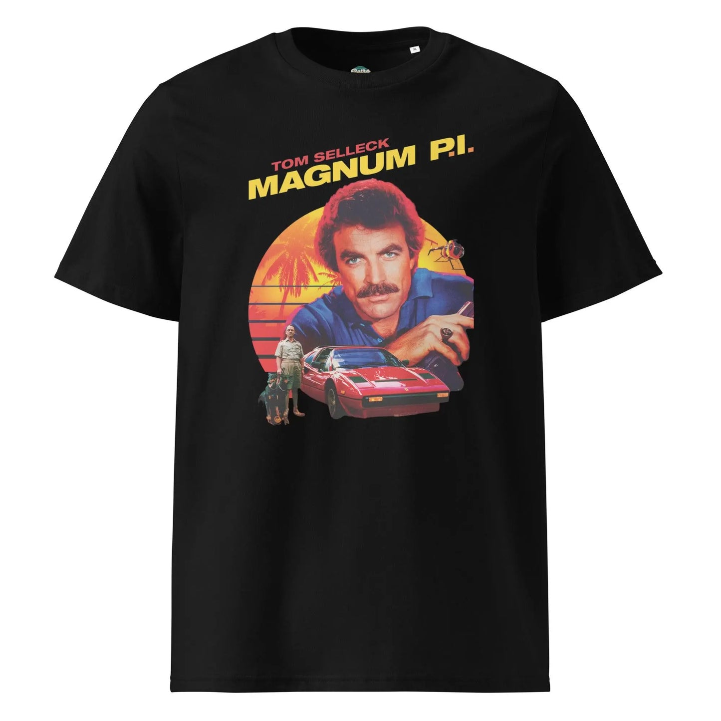 Magnum P.I. - organic cotton t-shirt by Stanley/Stella Tags: 100% Organic Cotton, 80s, graphic, graphic tee, magnum pi, retro, tv, vintage, vintage vibe RetroSplendor Apparel