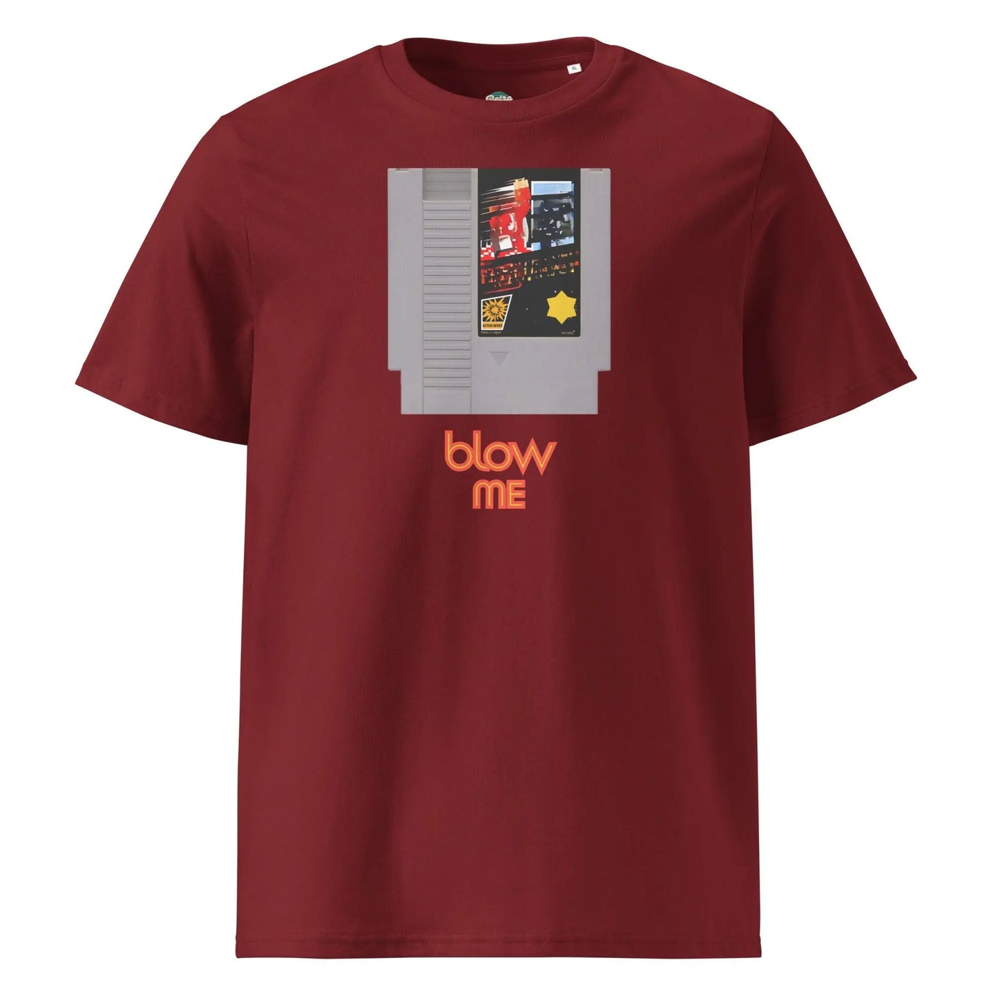 Blow me - Nintendo Tee - Organic Cotton by Stanley/Stella Tags: 80s, comedy, funny, gaming, graphic tee, original, retro, retrosplendor, shirt, splendor, t-shirt, unisex, vintage RetroSplendor Apparel