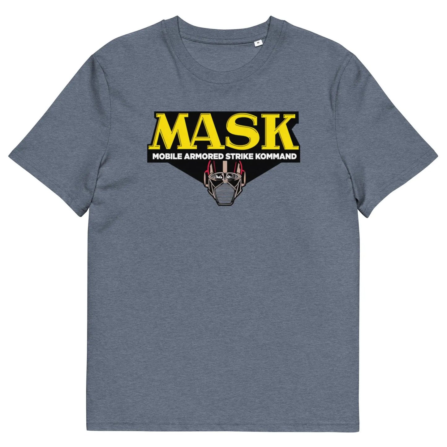 MASK - organic cotton t-shirt – Shirt by Stanley/Stella Tags: 100% organic cotton, 80s, cartoon, graphic tee, logo, retro, shirt, t-shirt, toys, vintage RetroSplendor Apparel