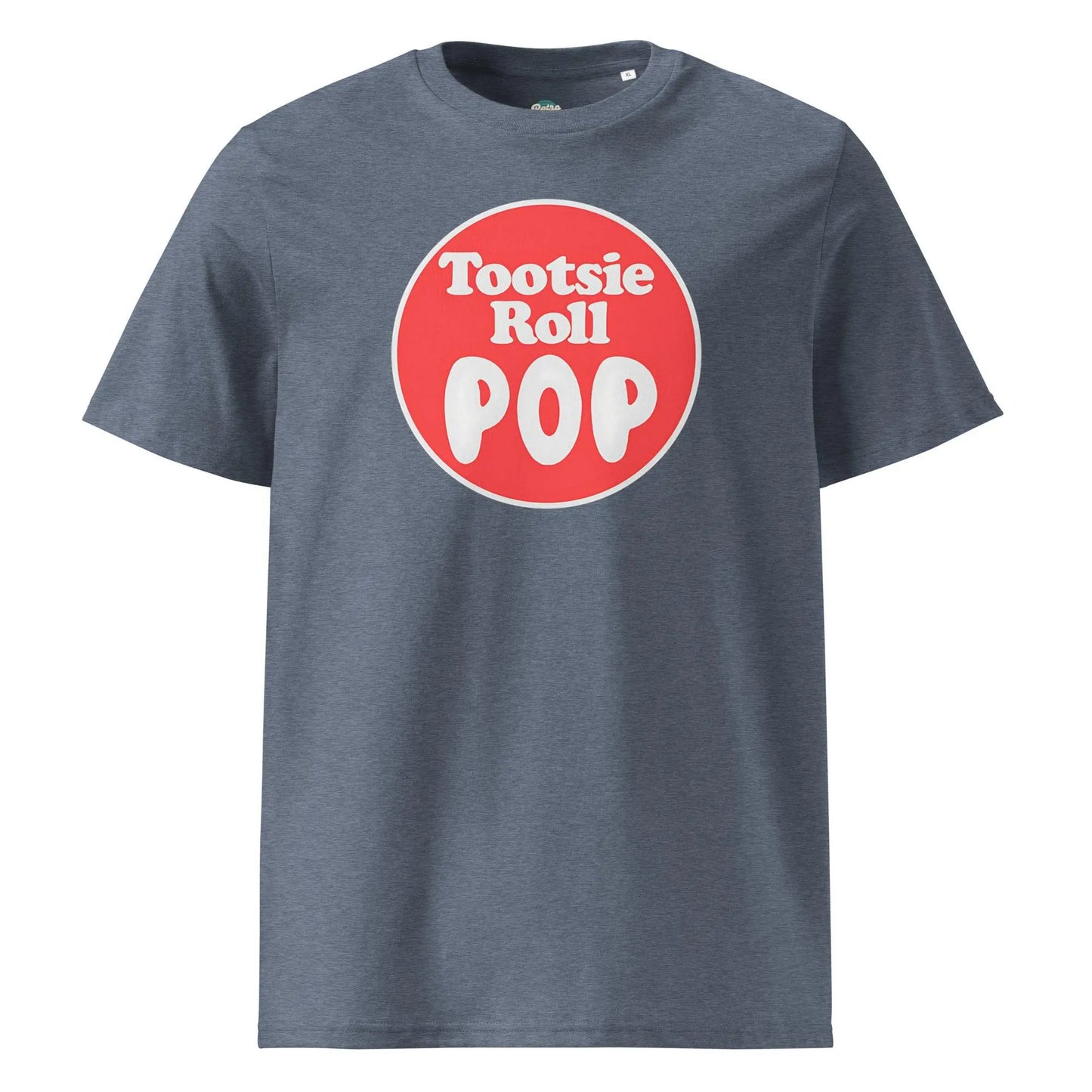 Tootsie Roll Pop - organic cotton t-shirt by Stanley/Stella Tags: 100% Organic Cotton, candy, graphic, graphic tee, pop, retro, tootsie roll, vintage, vintage vibe RetroSplendor Apparel