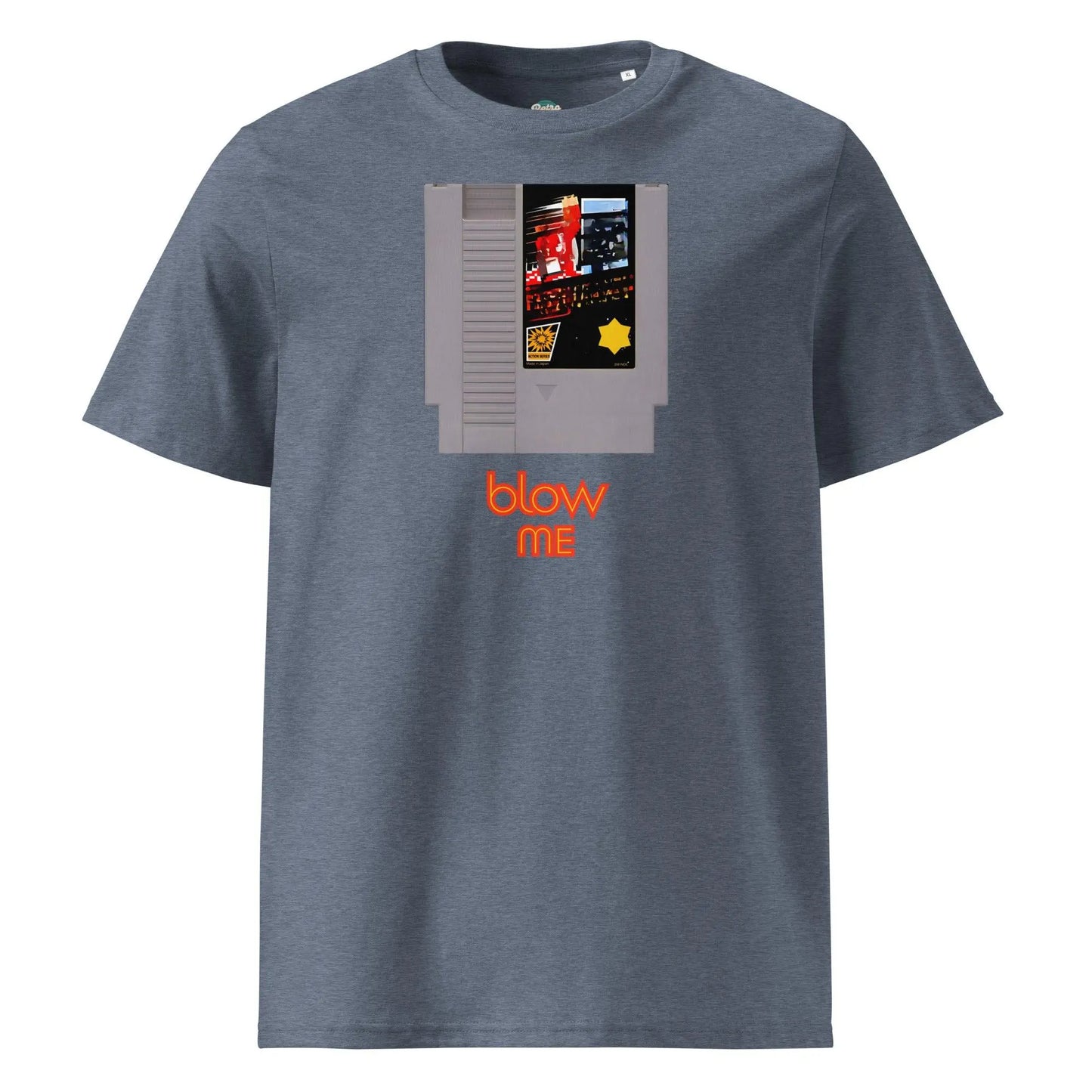 Blow me - Nintendo Tee - Organic Cotton by Stanley/Stella Tags: 80s, comedy, funny, gaming, graphic tee, original, retro, retrosplendor, shirt, splendor, t-shirt, unisex, vintage RetroSplendor Apparel