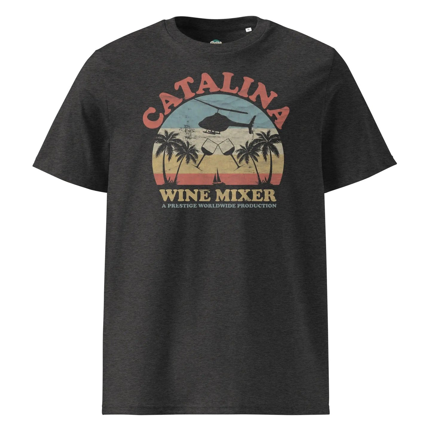 Catalina Wine Mixer - T-Shirt – Shirt by Stanley/Stella Tags: 100% Organic Cotton, 90s, comedy, funny, graphic, graphic tee, movie, retro, shirt, vintage, vintage vibe, will farrell RetroSplendor Apparel
