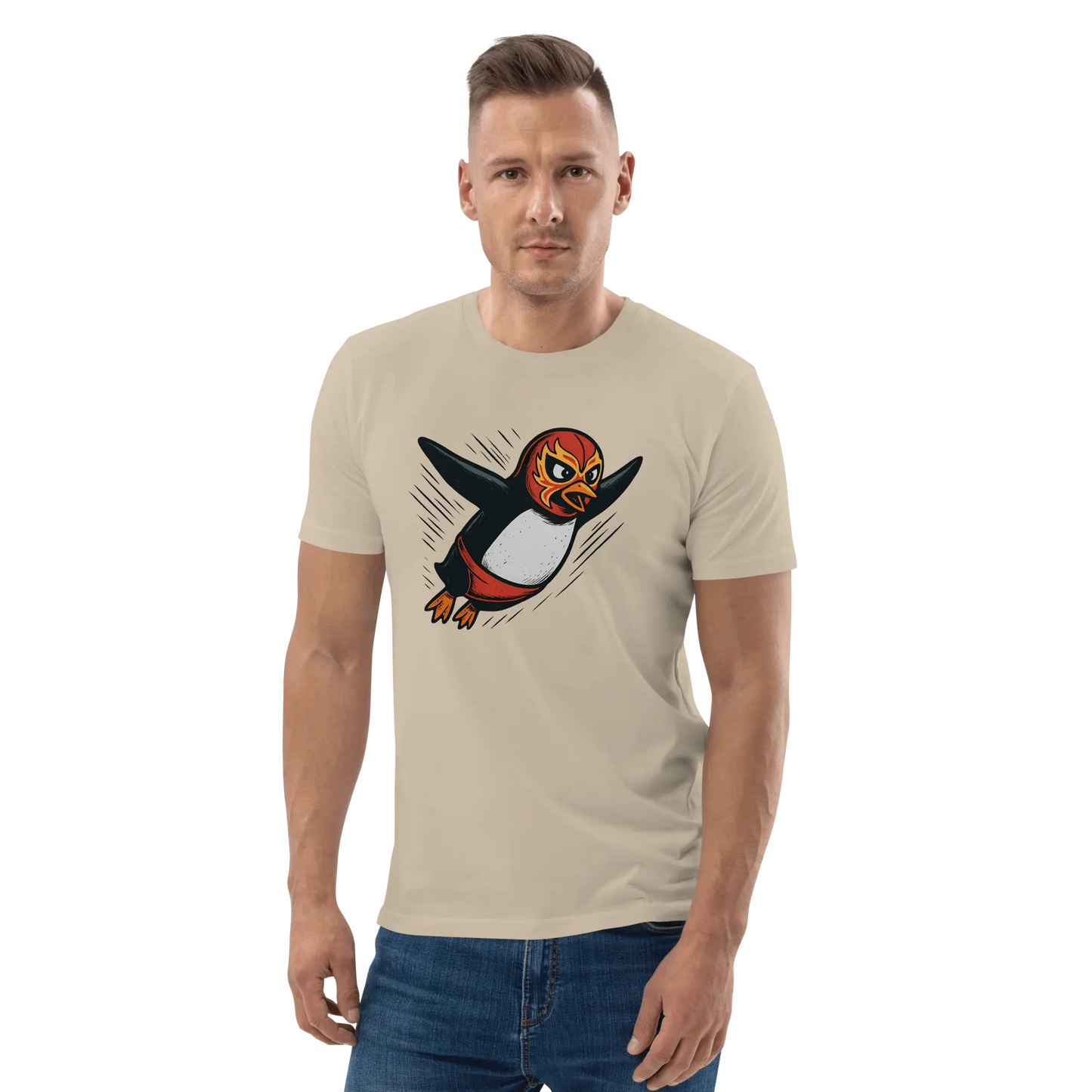 Penguidor - organic cotton t-shirt by Stanley/Stella Tags: 100% cotton, art, graphic tee, original, penguin, retro, t-shirt, unisex, vintage RetroSplendor Apparel