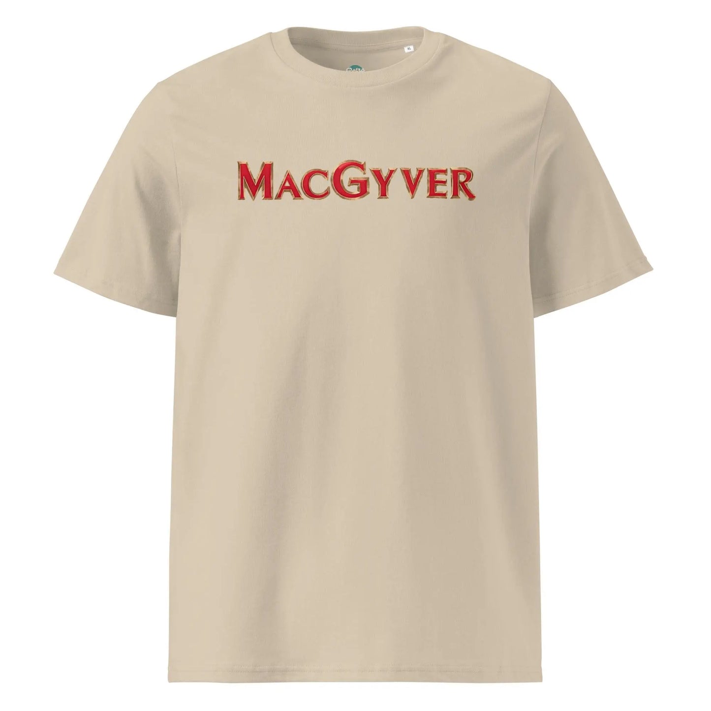 MacGyver Logo - organic cotton t-shirt by Stanley/Stella Tags: 100% Organic Cotton, 80s, graphic, graphic tee, macgyver, retro, tv, vintage, vintage vibe RetroSplendor Apparel