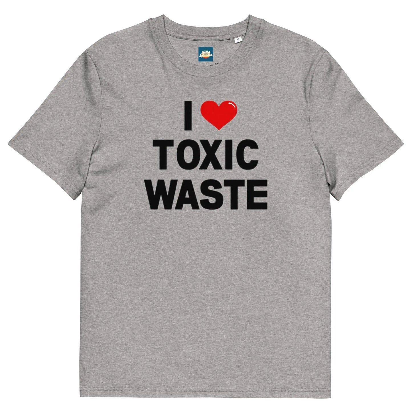 I Love Toxic Waste - Real Genius organic cotton t-shirt – Shirt by Stanley/Stella Tags: 100% organic cotton, 80s, movie, Real Genius, retro, slogan, tee, Val Kilmer, vintage RetroSplendor Apparel