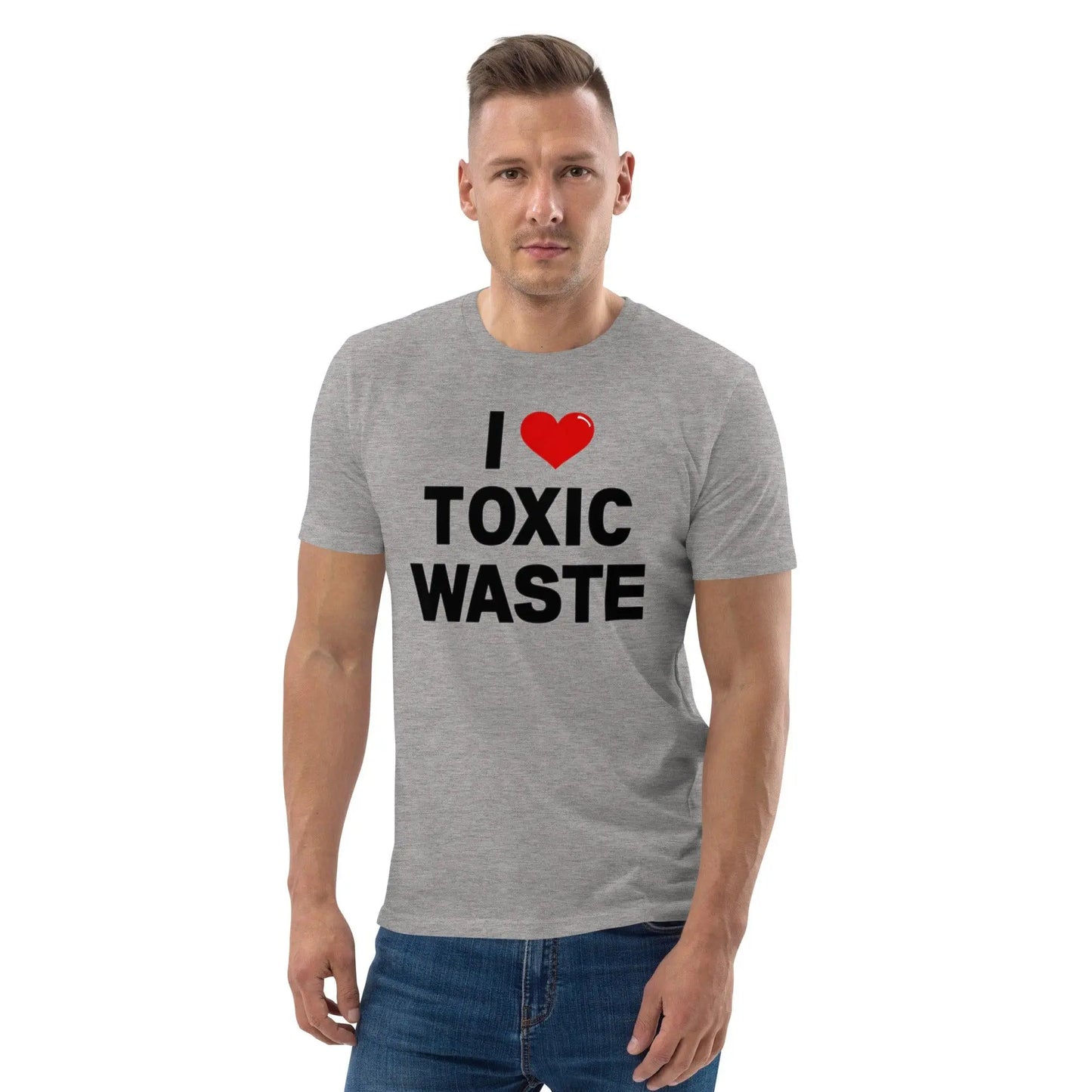 I Love Toxic Waste - Real Genius organic cotton t-shirt – Shirt by Stanley/Stella Tags: 100% organic cotton, 80s, movie, Real Genius, retro, slogan, tee, Val Kilmer, vintage RetroSplendor Apparel