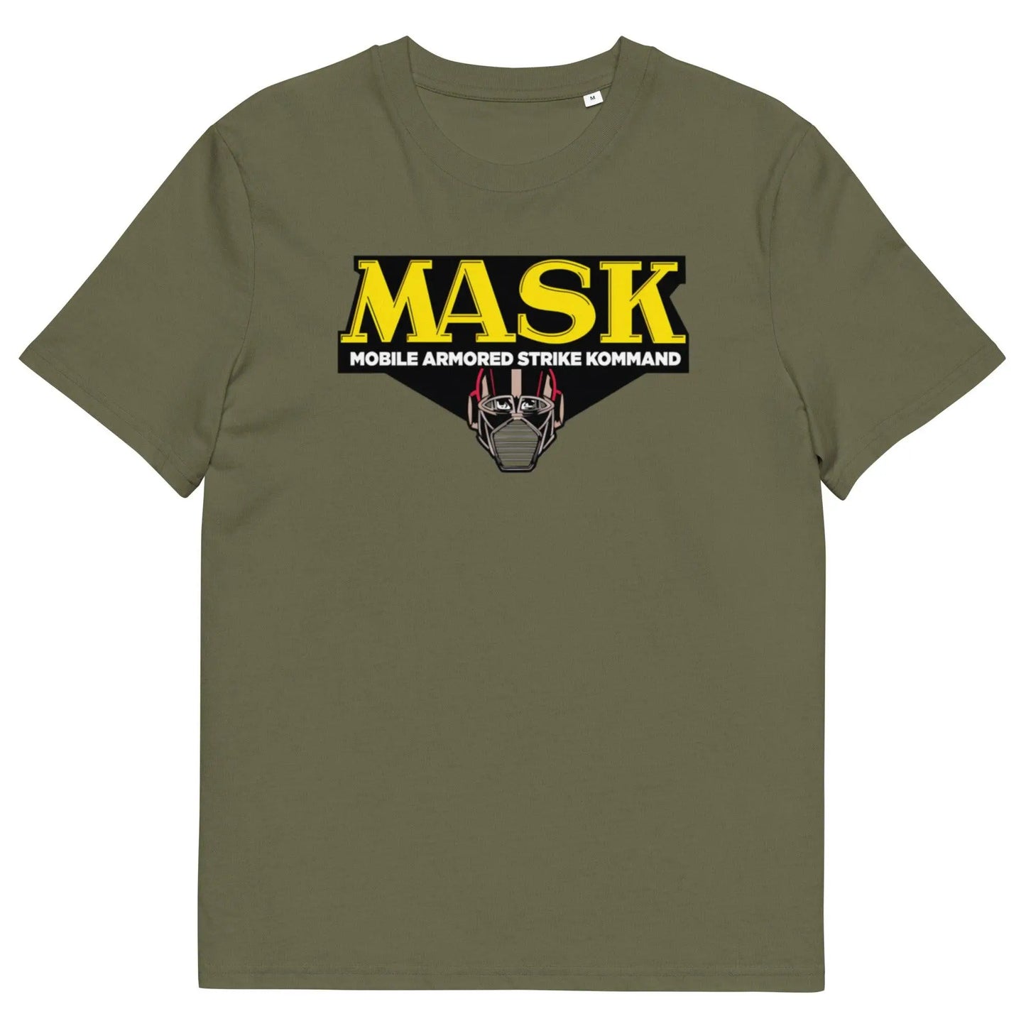 MASK - organic cotton t-shirt – Shirt by Stanley/Stella Tags: 100% organic cotton, 80s, cartoon, graphic tee, logo, retro, shirt, t-shirt, toys, vintage RetroSplendor Apparel