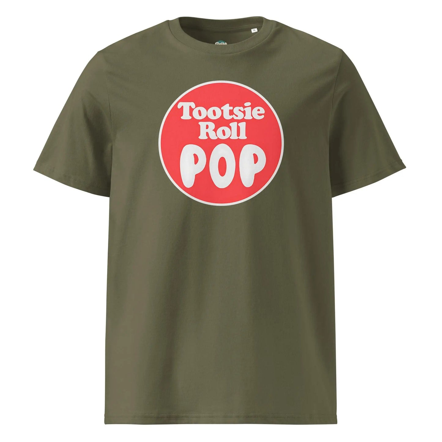 Tootsie Roll Pop - organic cotton t-shirt by Stanley/Stella Tags: 100% Organic Cotton, candy, graphic, graphic tee, pop, retro, tootsie roll, vintage, vintage vibe RetroSplendor Apparel