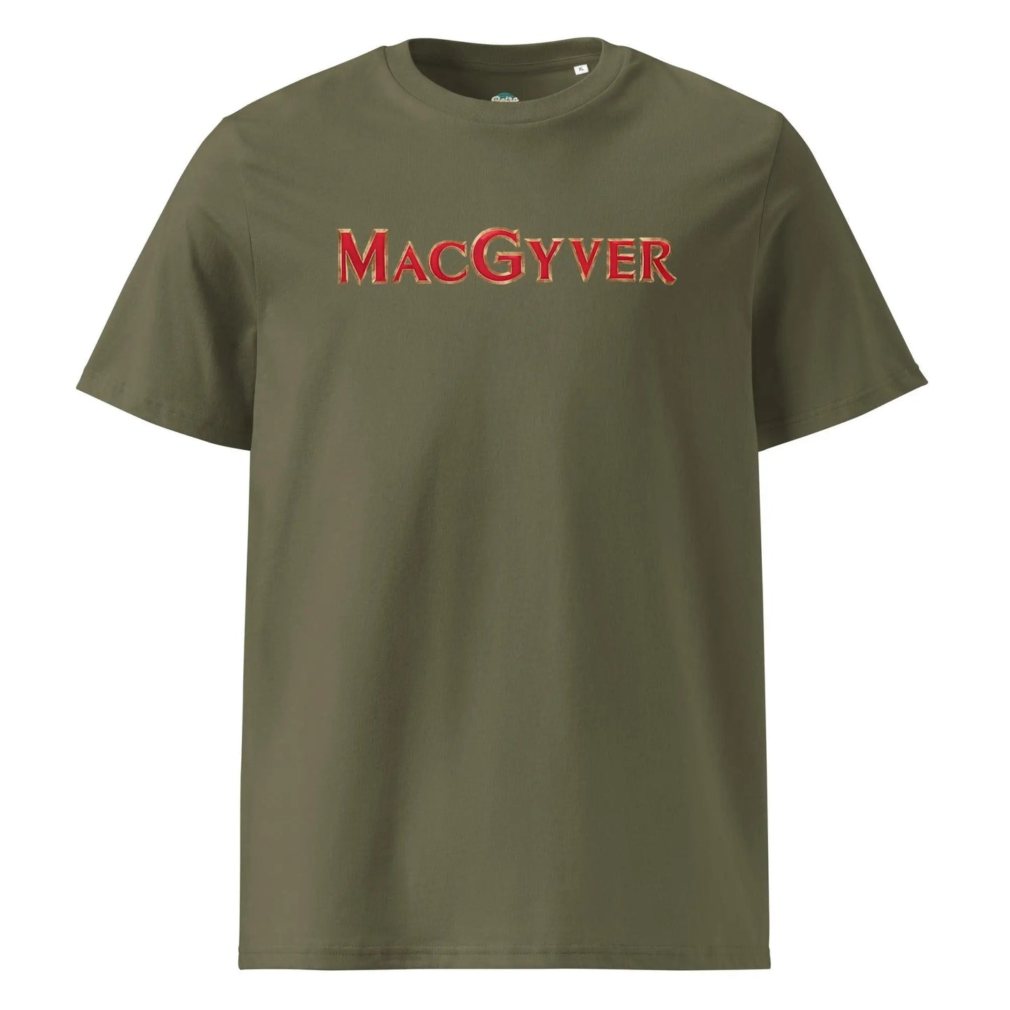 MacGyver Logo - organic cotton t-shirt by Stanley/Stella Tags: 100% Organic Cotton, 80s, graphic, graphic tee, macgyver, retro, tv, vintage, vintage vibe RetroSplendor Apparel