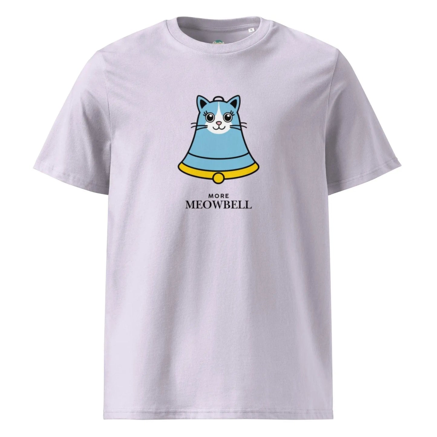 More Meowbell - organic cotton t-shirt by Stanley/Stella Tags: 100% Organic Cotton, cat, funny, graphic, graphic tee, meow, more cowbell, original, retro, shirt, vintage, vintage vibe RetroSplendor Apparel