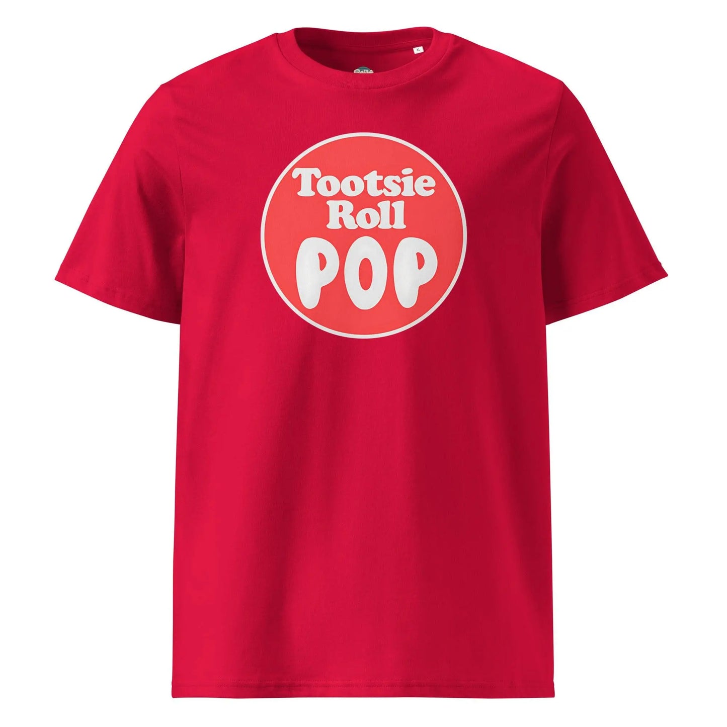 Tootsie Roll Pop - organic cotton t-shirt by Stanley/Stella Tags: 100% Organic Cotton, candy, graphic, graphic tee, pop, retro, tootsie roll, vintage, vintage vibe RetroSplendor Apparel