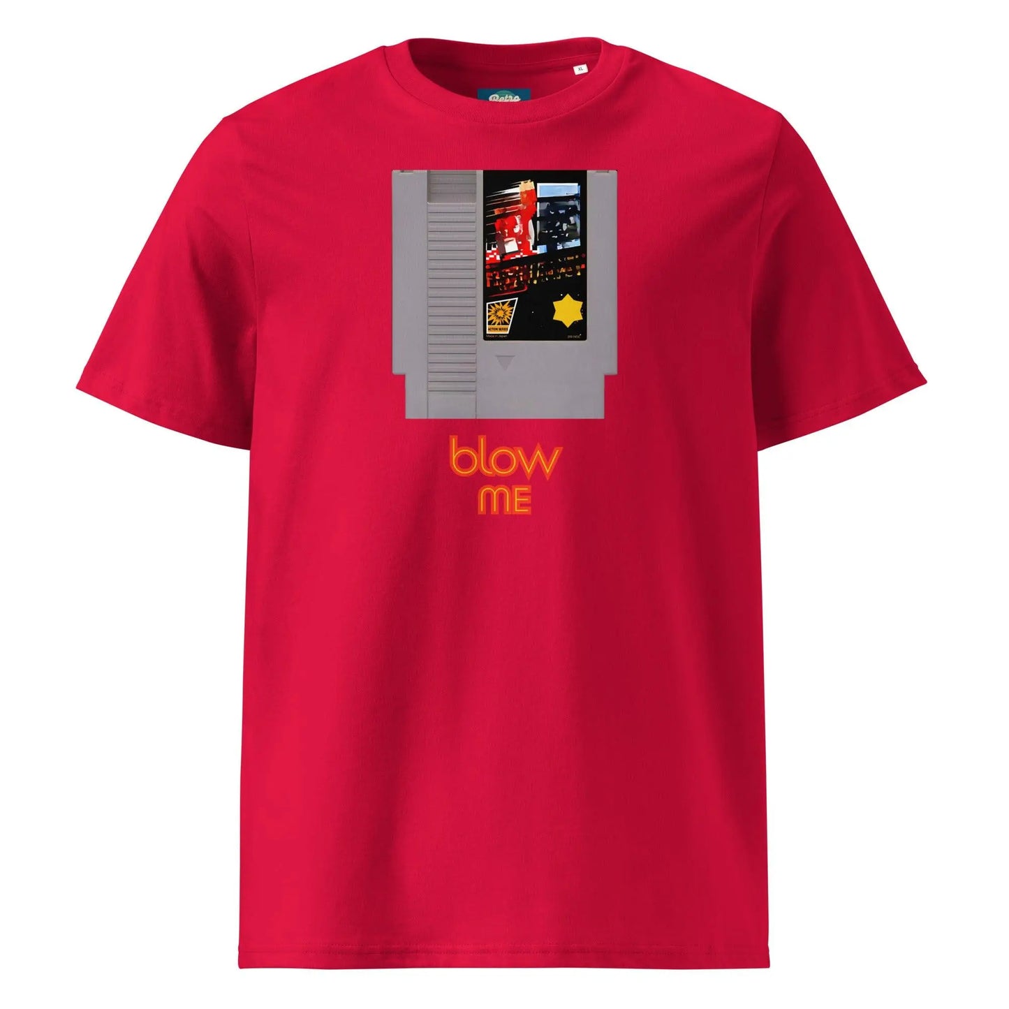 Blow me - Nintendo Tee - Organic Cotton by Stanley/Stella Tags: 80s, comedy, funny, gaming, graphic tee, original, retro, retrosplendor, shirt, splendor, t-shirt, unisex, vintage RetroSplendor Apparel