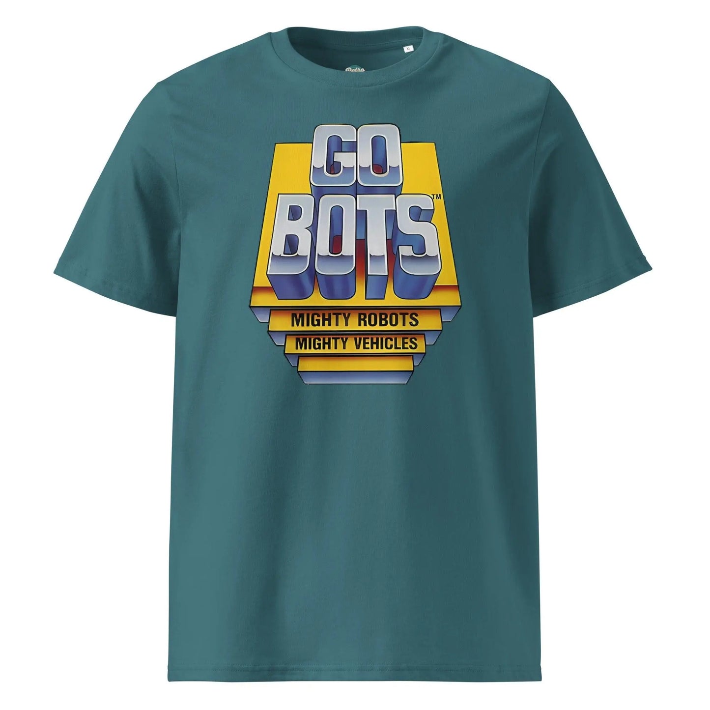 Go Bots - organic cotton t-shirt by Stanley/Stella Tags: 80s, cartoons, graphic tee, retro, retrosplendor, splendor, unisex, vintage RetroSplendor Apparel