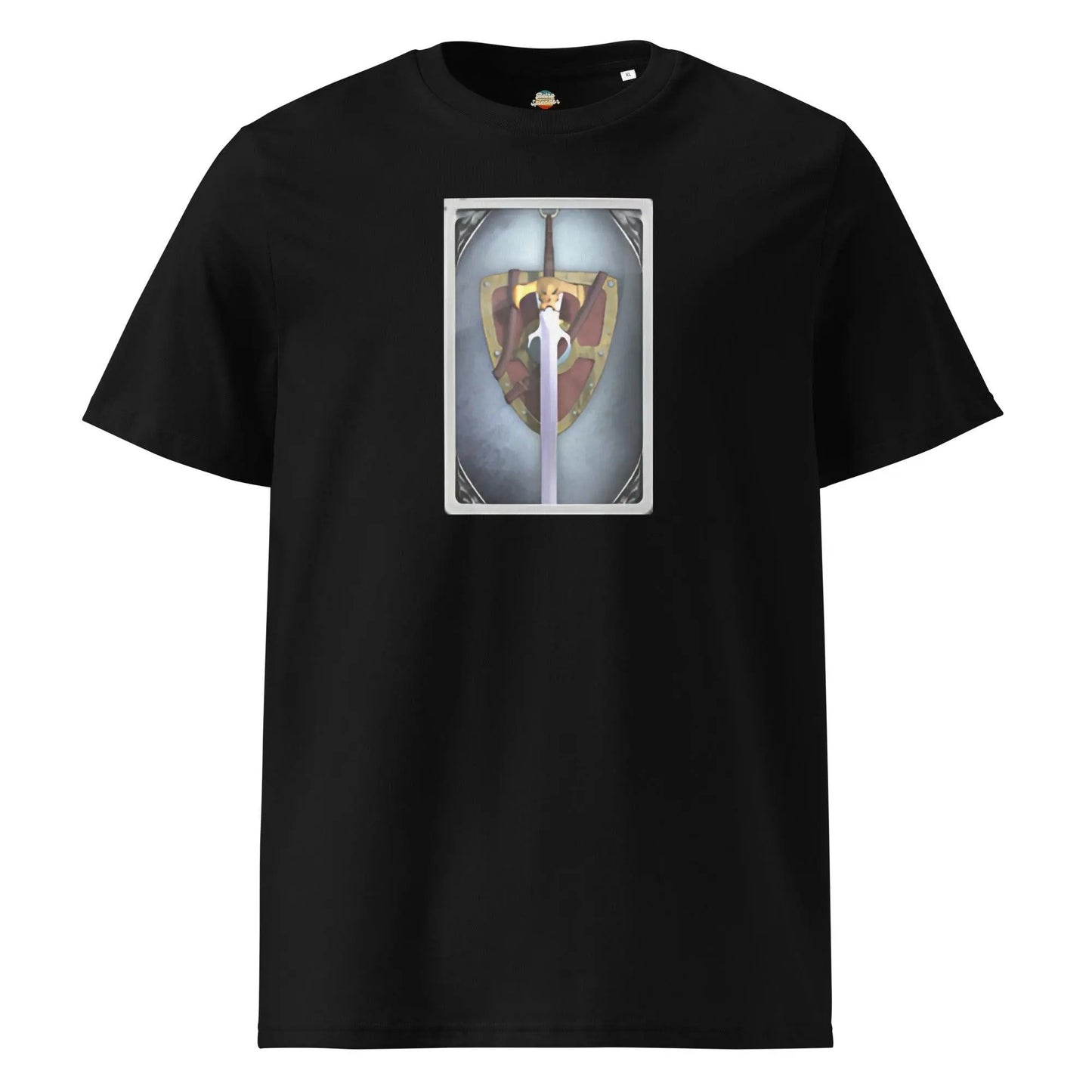 EQ Warrior - organic ribbed neck t-shirt by Stanley/Stella Tags: 90s, everquest, gaming, organic cotton, original, pc gaming, ruins of kunark, vintage, warrior RetroSplendor Apparel