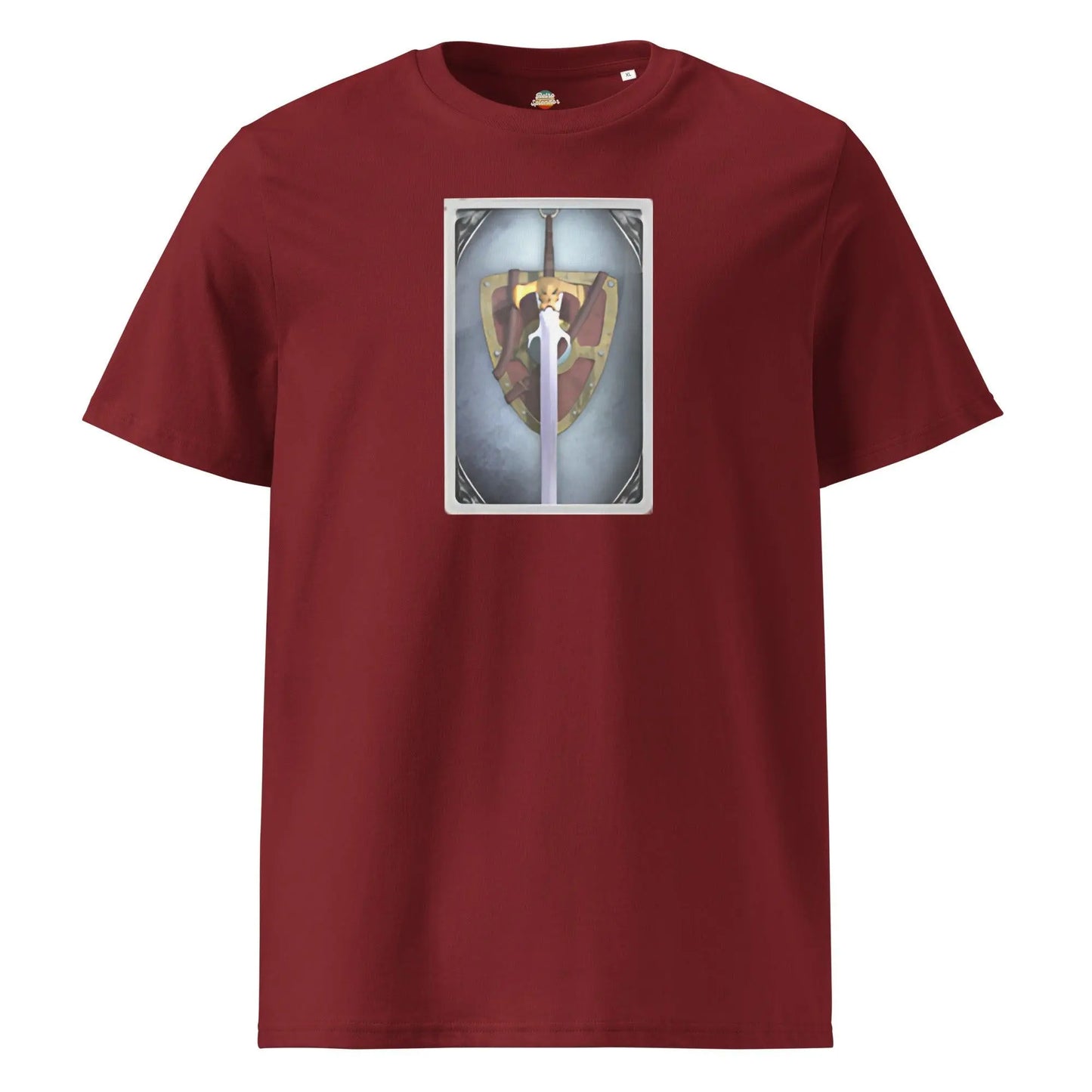 EQ Warrior - organic ribbed neck t-shirt by Stanley/Stella Tags: 90s, everquest, gaming, organic cotton, original, pc gaming, ruins of kunark, vintage, warrior RetroSplendor Apparel
