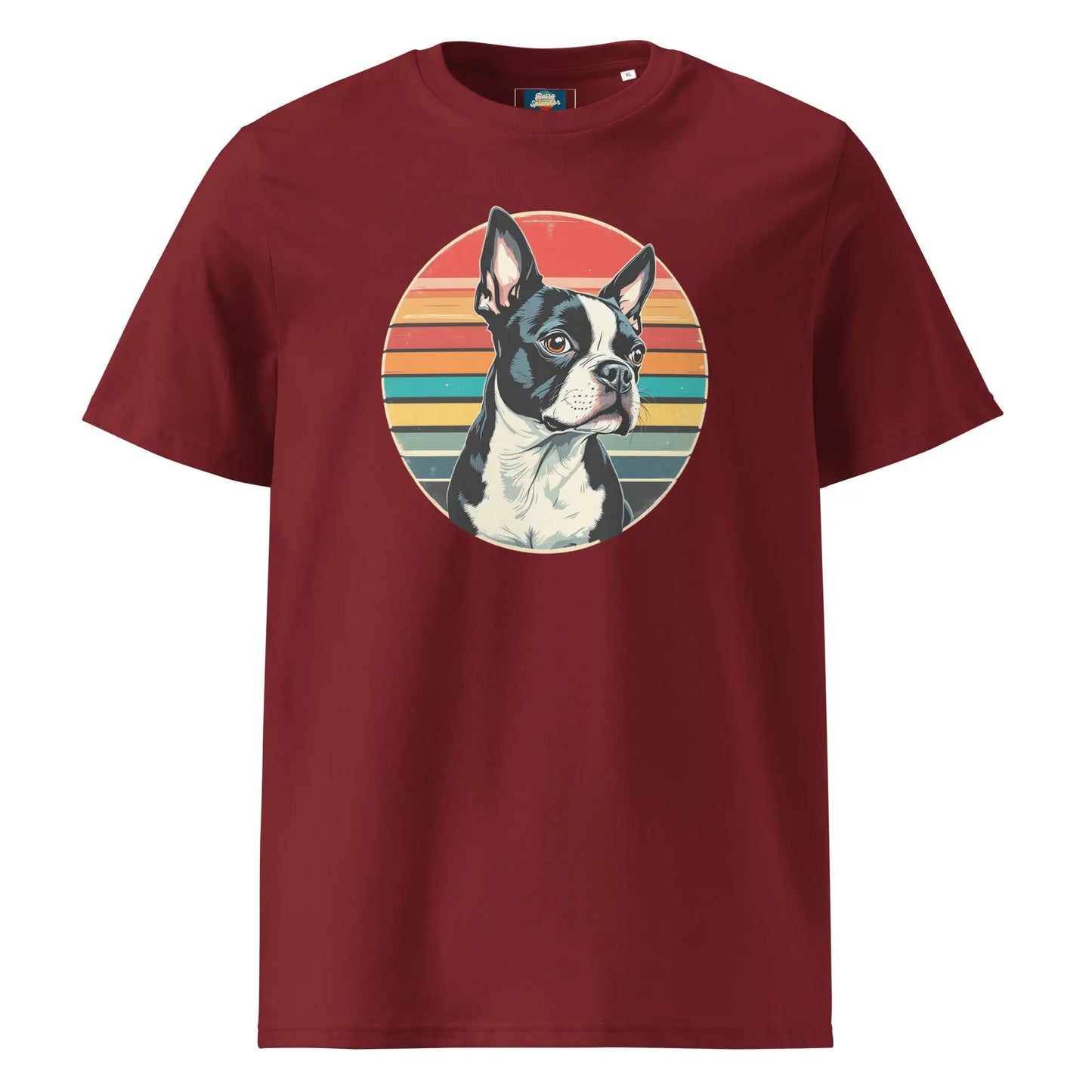 The Young Gentleman - Boston Terrier organic ribbed neck t-shirt by Stanley/Stella Tags: boston terrier, dog, original, portrait, Printful, retro, shirt, t-shirt, unisex, vintage RetroSplendor Apparel