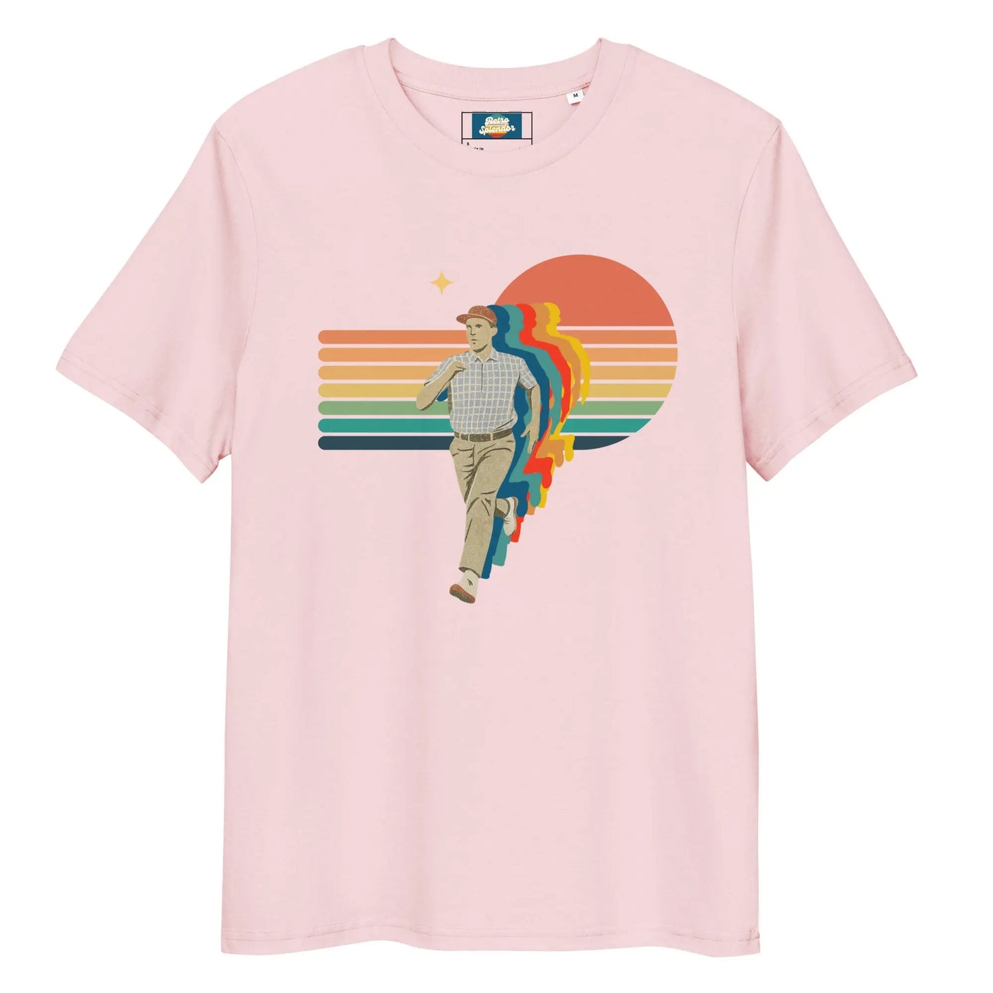 Run Forrest! - Unisex organic ribbed neck t-shirt by Stanley/Stella Tags: 90s, forrest gump, graphic, men, original, Printful, retro, run, running, shirt, tee, unisex, vintage, women RetroSplendor Apparel