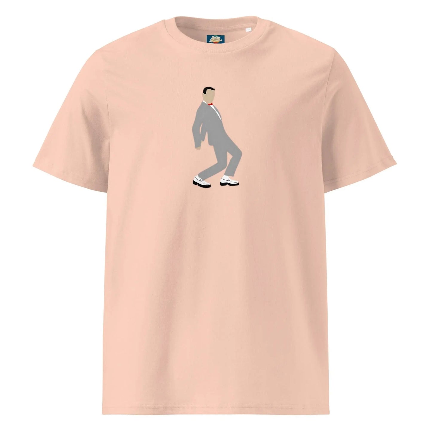 Pee Wee - organic ribbed neck t-shirt by Stanley/Stella Tags: dance, funny, humor, original, peewee herman, Printful, retro, shirt, t-shirt, tv, vintage RetroSplendor Apparel