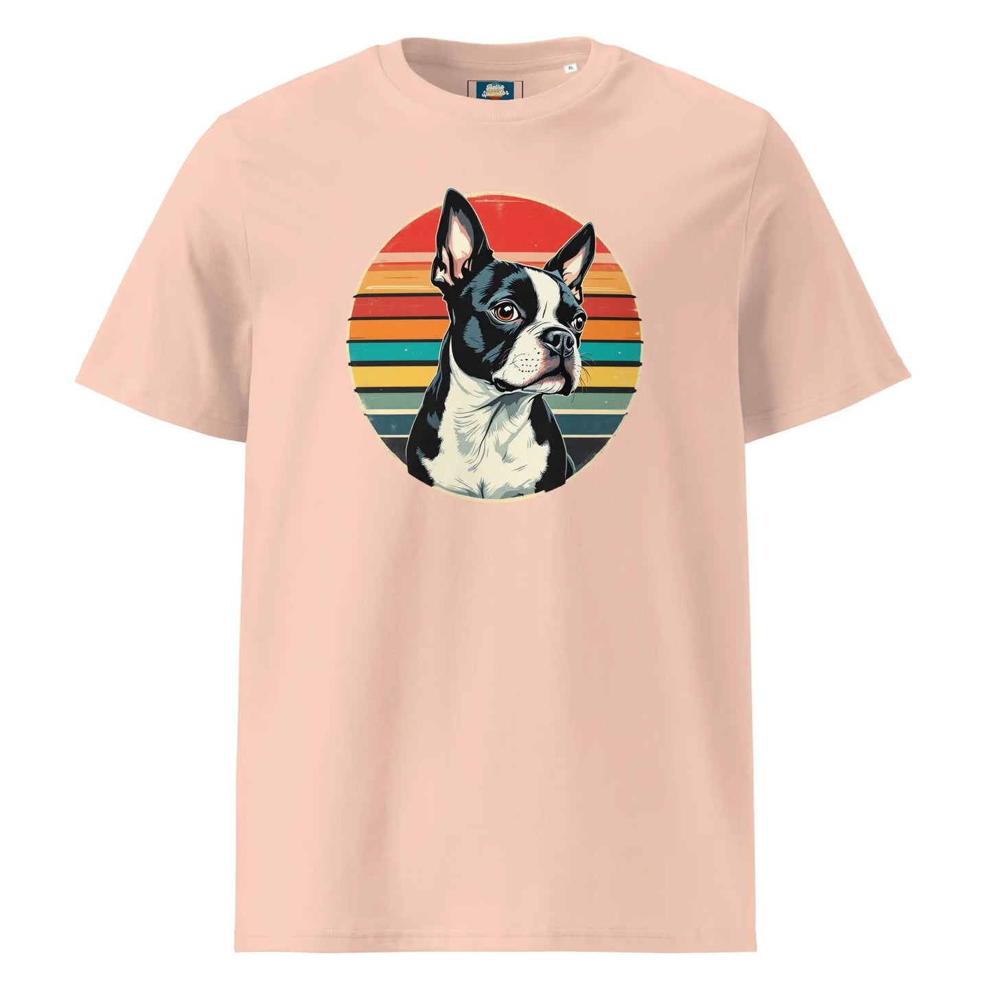 The Young Gentleman - Boston Terrier organic ribbed neck t-shirt by Stanley/Stella Tags: boston terrier, dog, original, portrait, Printful, retro, shirt, t-shirt, unisex, vintage RetroSplendor Apparel