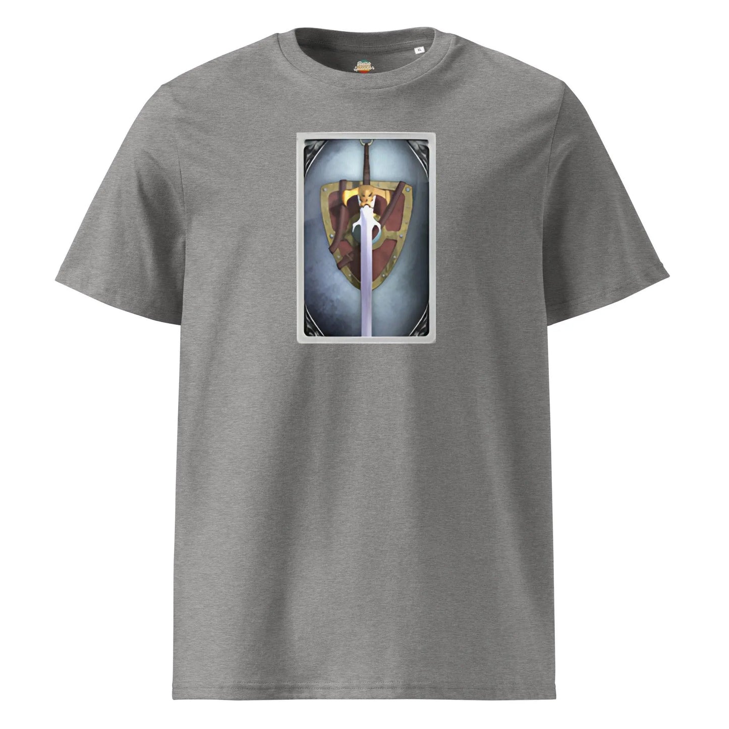 EQ Warrior - organic ribbed neck t-shirt by Stanley/Stella Tags: 90s, everquest, gaming, organic cotton, original, pc gaming, ruins of kunark, vintage, warrior RetroSplendor Apparel