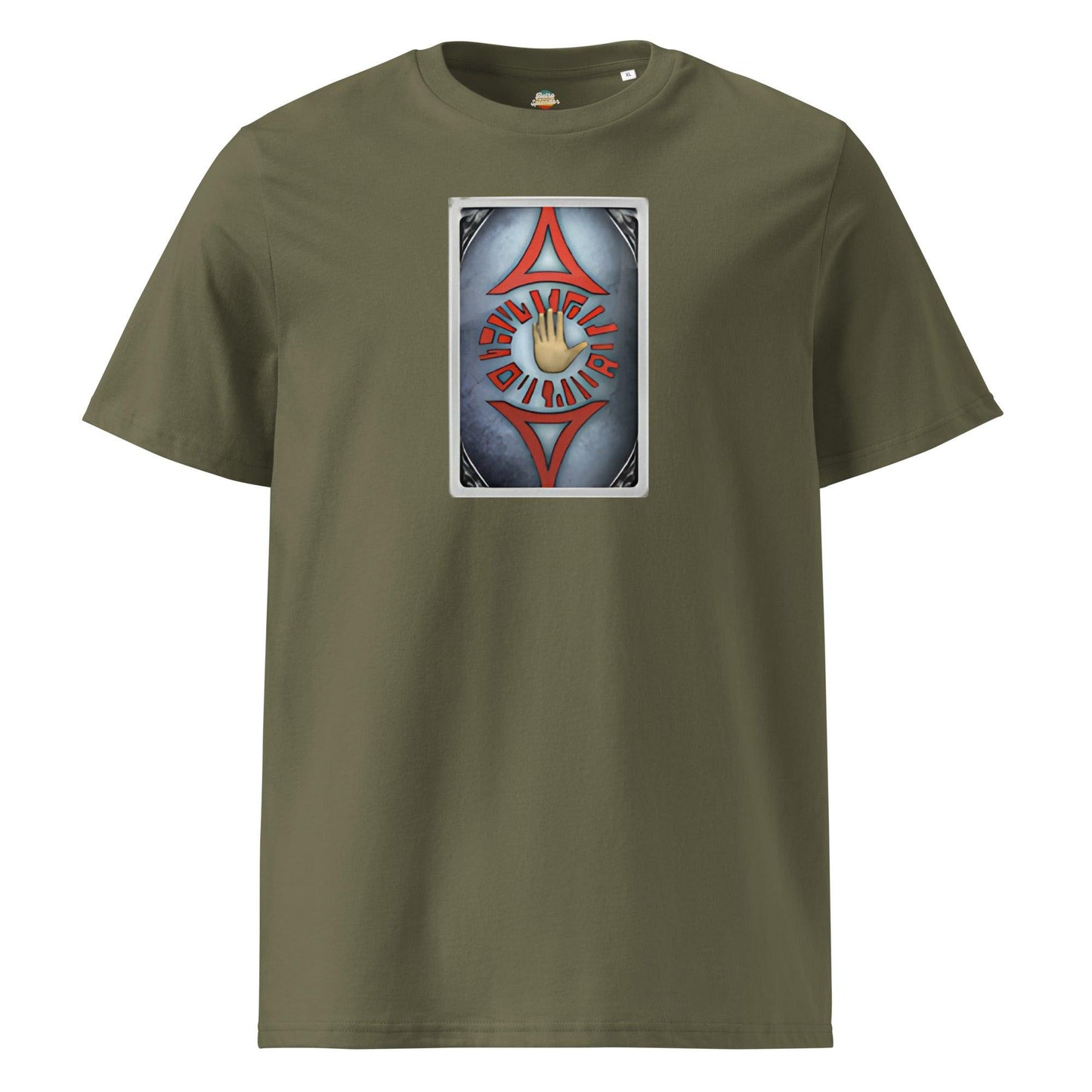 EQ Monk - organic ribbed neck t-shirt - Retro Splendor