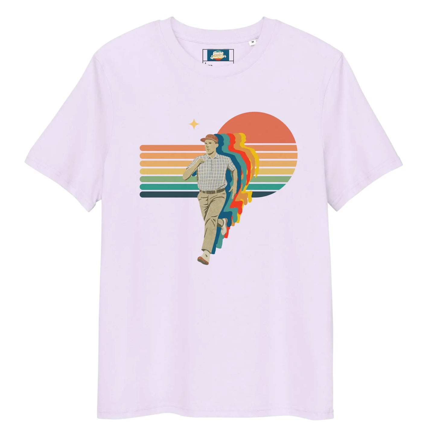 Run Forrest! - Unisex organic ribbed neck t-shirt by Stanley/Stella Tags: 90s, forrest gump, graphic, men, original, Printful, retro, run, running, shirt, tee, unisex, vintage, women RetroSplendor Apparel