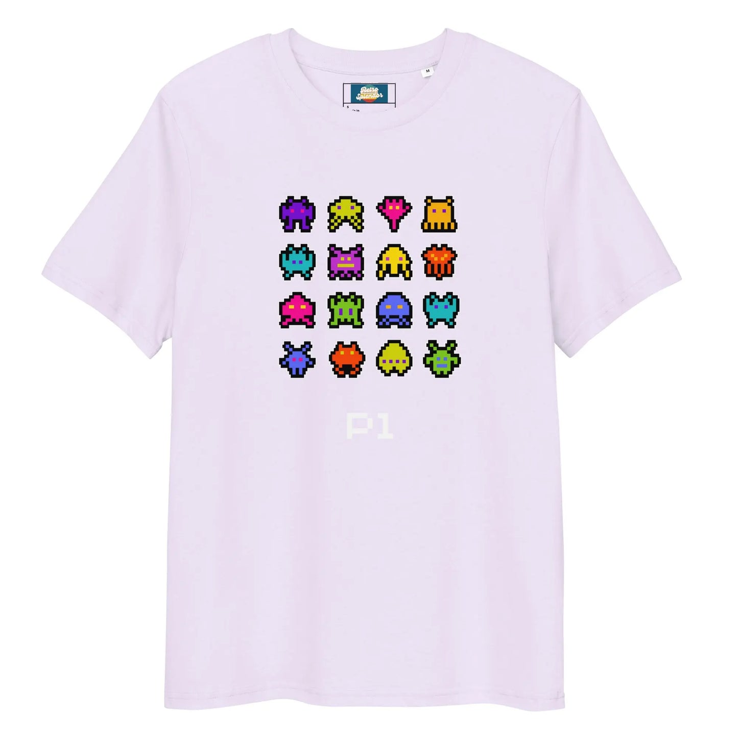 Bleep Blurp - Unisex organic ribbed neck t-shirt by Stanley/Stella Tags: 80s, arcade, gaming, graphic, men, original, Printful, retro, tee, unisex, vintage, women RetroSplendor Apparel