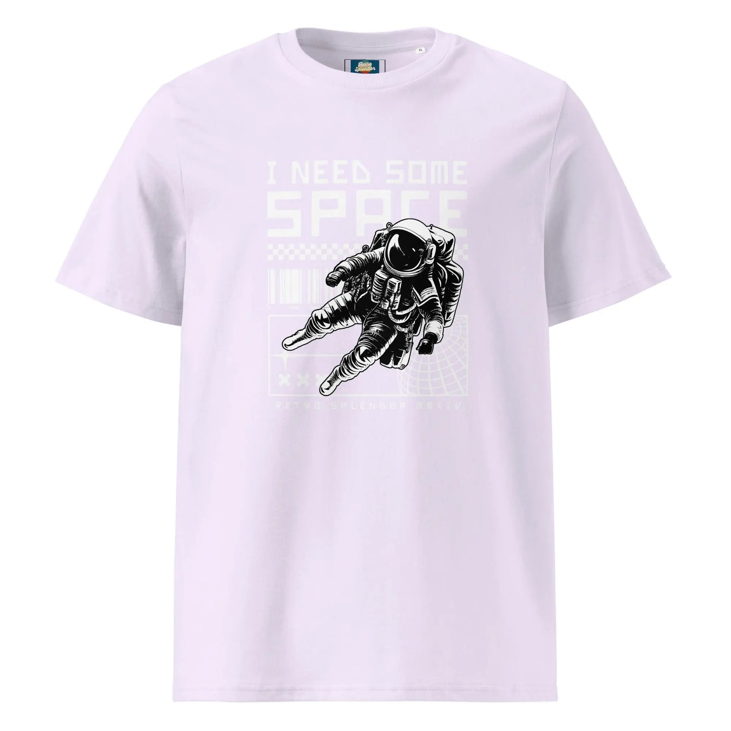 I Need Some Space - Unisex organic ribbed neck t-shirt by Stanley/Stella Tags: astronaut, cool, graphic, men, original, Printful, retro, space, tee, unisex, vintage, women, Y2k RetroSplendor Apparel