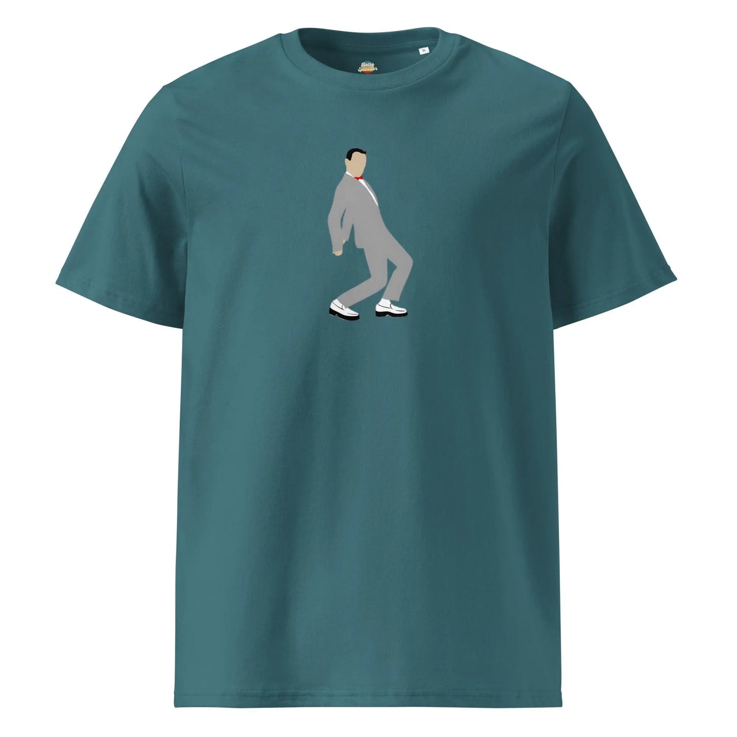 Pee Wee - organic ribbed neck t-shirt by Stanley/Stella Tags: dance, funny, humor, original, peewee herman, Printful, retro, shirt, t-shirt, tv, vintage RetroSplendor Apparel
