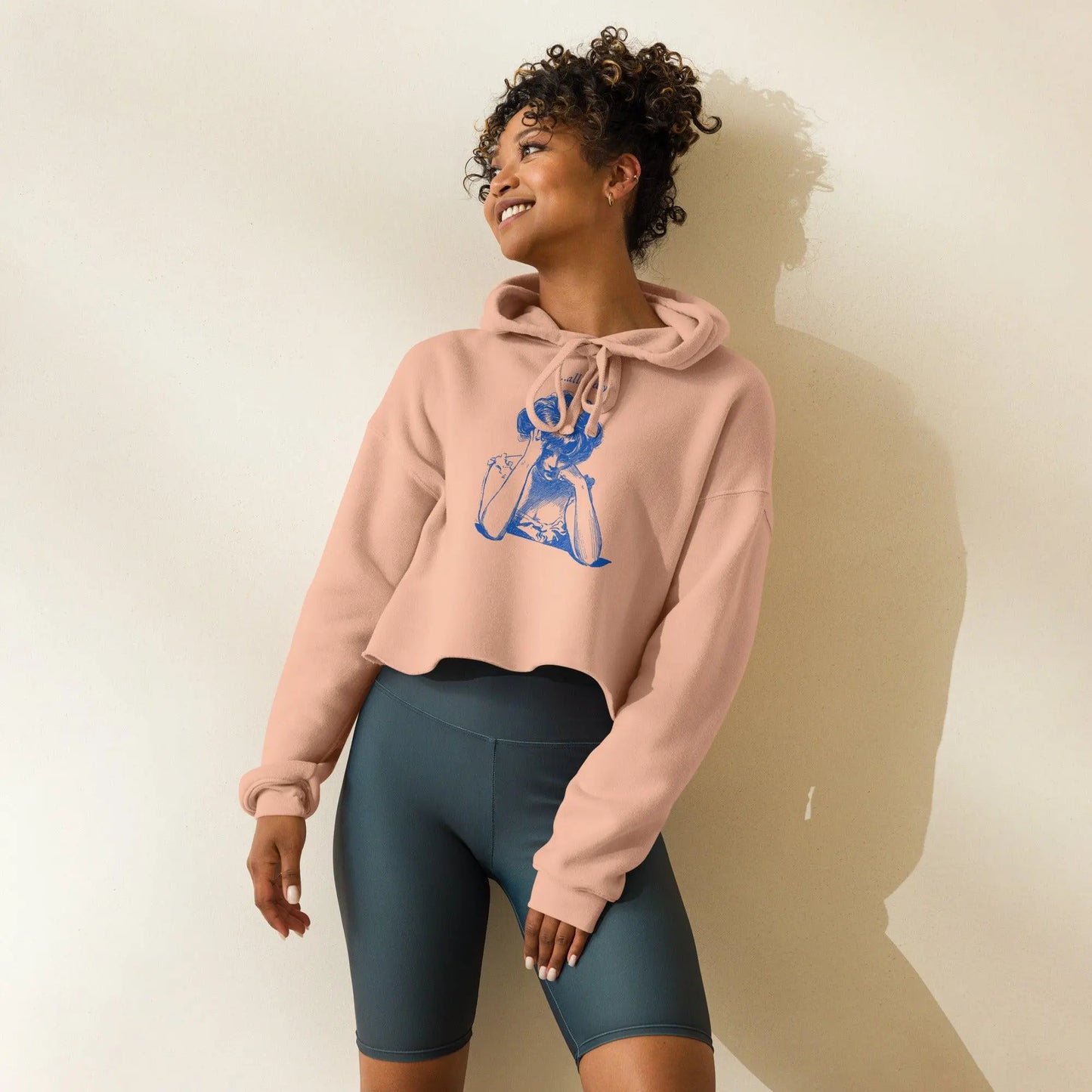 Retro Allegedly Crop Hoodie - Classic TV & Movie Inspired by Stanley/Stella Tags: allegedly, funny, humor, organic cotton, original, retro, vintage RetroSplendor Apparel