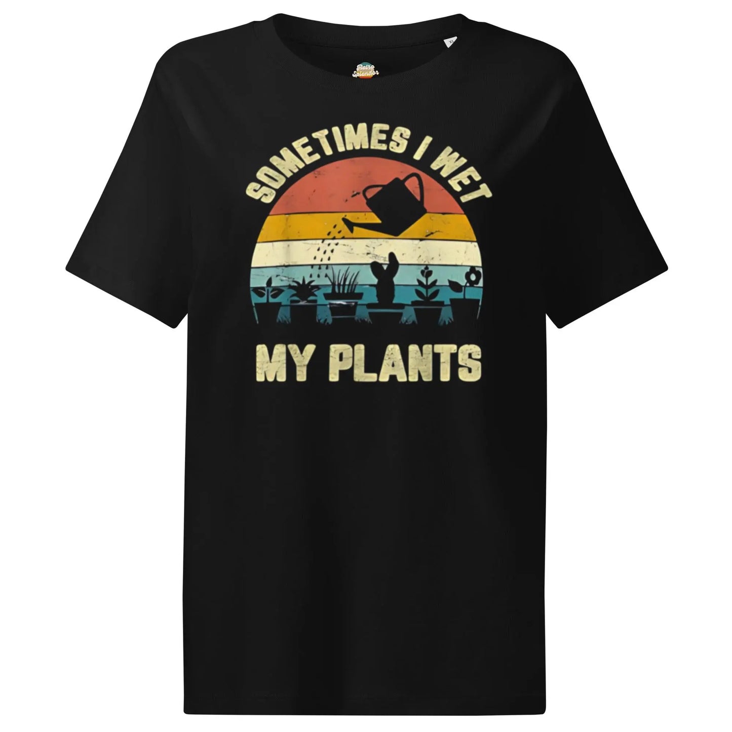 Sometimes I Wet My Plants - Women’s organic ribbed neck t-shirt by Stanley/Stella Tags: funny, graphic tee, organic cotton, original, plants, retro, retrosplendor, shirt, splendor, t-shirt, vintage, womens RetroSplendor Apparel