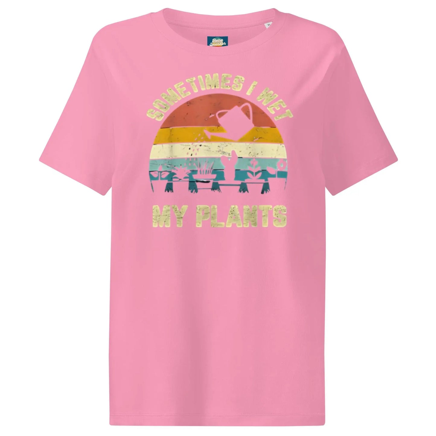 Sometimes I Wet My Plants - Women’s organic ribbed neck t-shirt by Stanley/Stella Tags: funny, graphic tee, organic cotton, original, plants, retro, retrosplendor, shirt, splendor, t-shirt, vintage, womens RetroSplendor Apparel