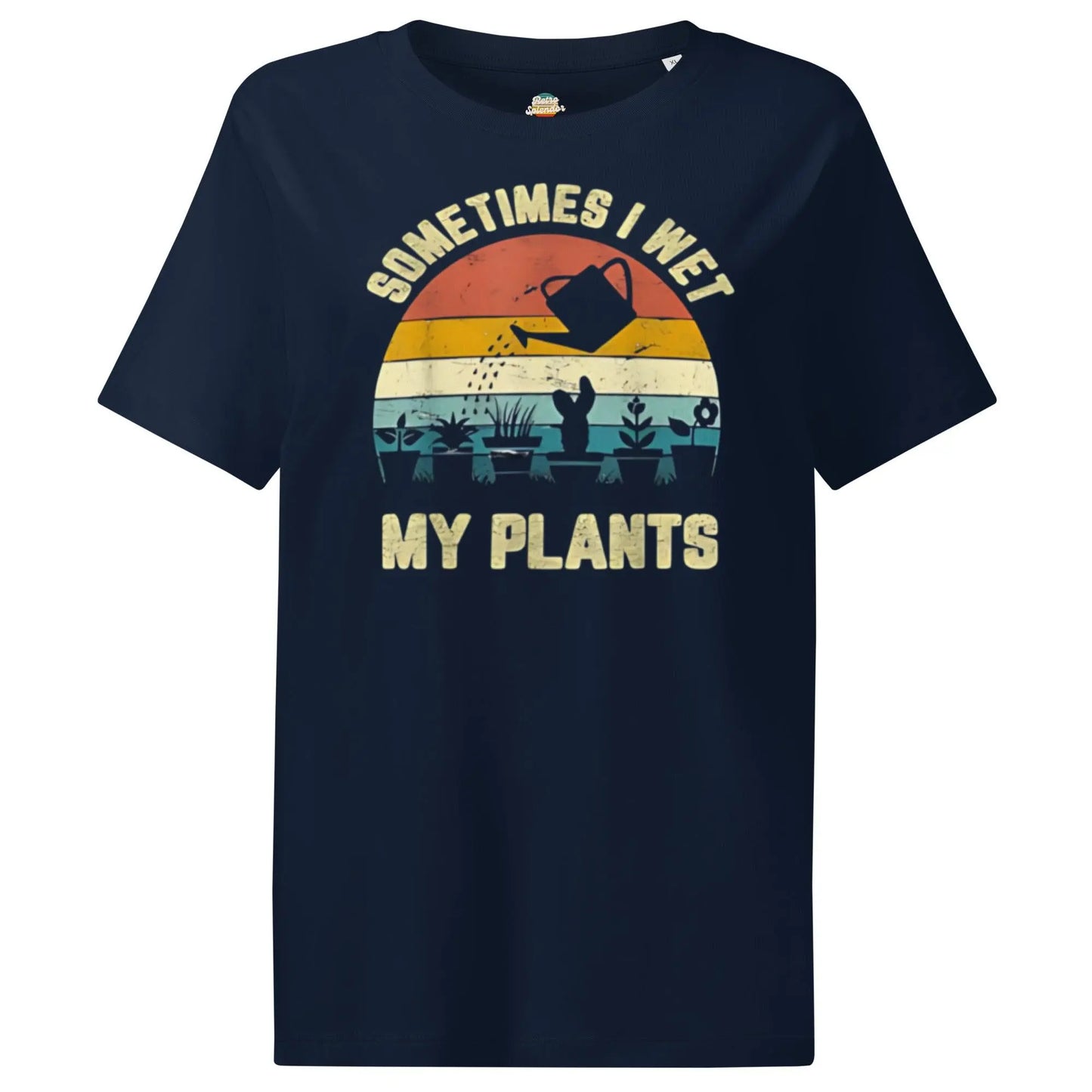 Sometimes I Wet My Plants - Women’s organic ribbed neck t-shirt by Stanley/Stella Tags: funny, graphic tee, organic cotton, original, plants, retro, retrosplendor, shirt, splendor, t-shirt, vintage, womens RetroSplendor Apparel