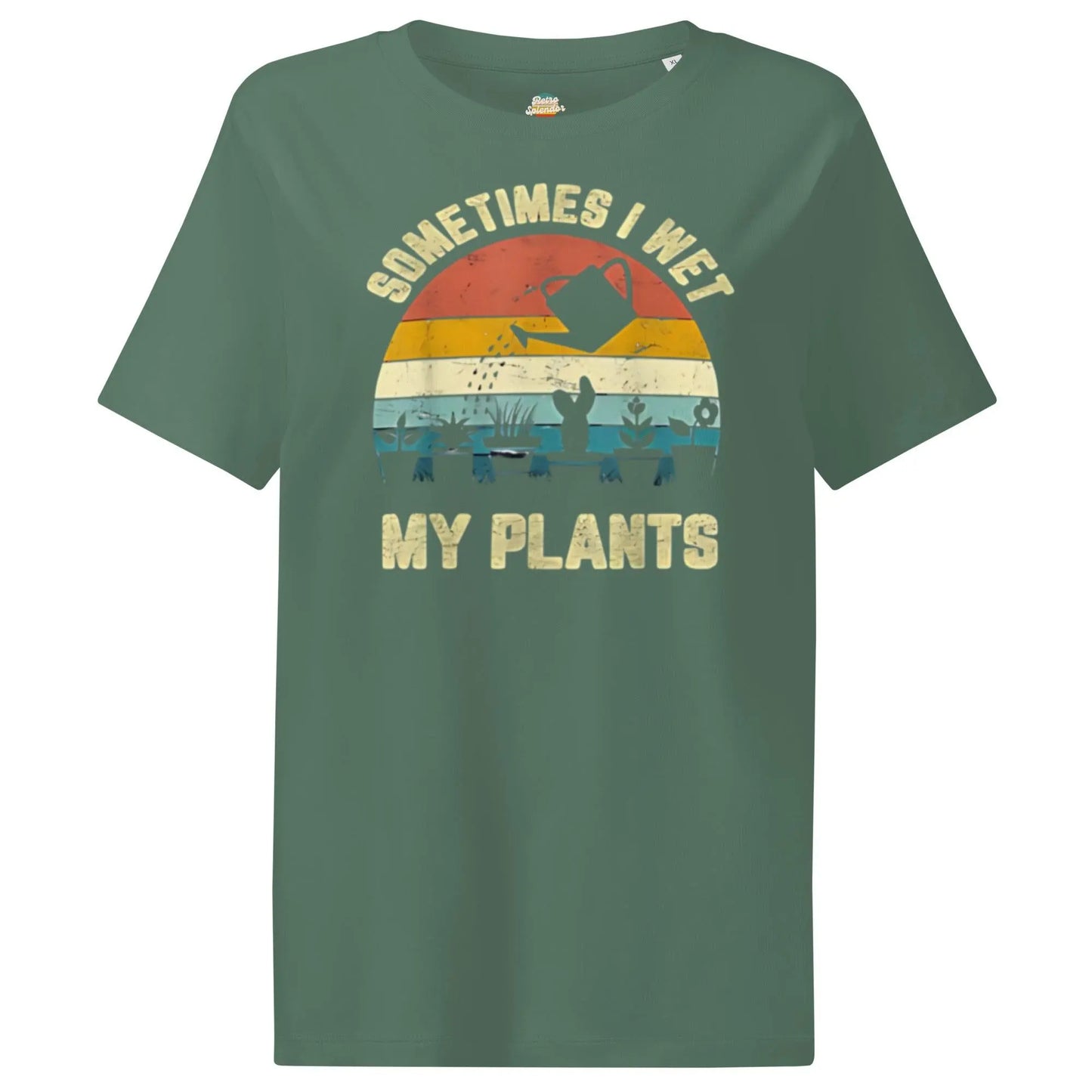 Sometimes I Wet My Plants - Women’s organic ribbed neck t-shirt by Stanley/Stella Tags: funny, graphic tee, organic cotton, original, plants, retro, retrosplendor, shirt, splendor, t-shirt, vintage, womens RetroSplendor Apparel
