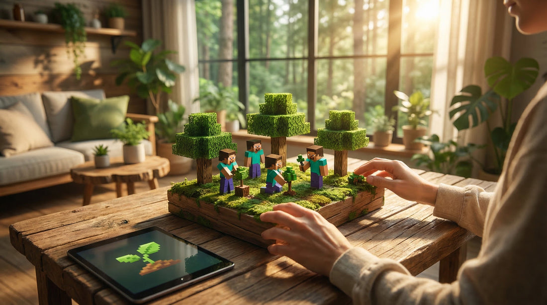 Plant 2 Trees Eco Add-On — Minecraft-Style Environmental Impact - Lifestyle image
