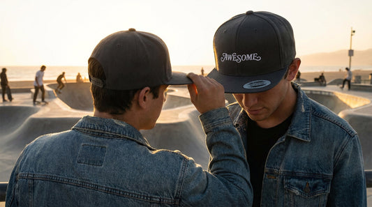 Awesome - Snapback Hat - Lifestyle image