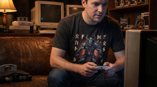 Retro EQ Beastlord T-Shirt - Organic Cotton - Lifestyle image