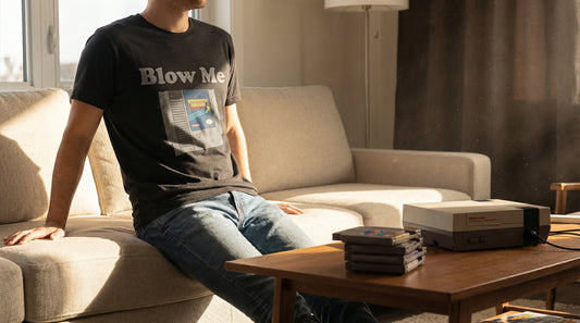 Blow me - Nintendo Tee - Organic Cotton - Lifestyle image