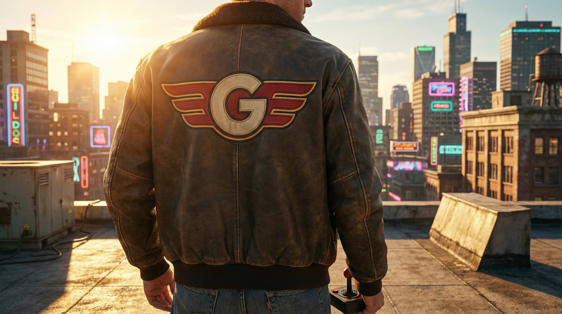 Greatest American Hero Bomber Jacket - Retro TV Apparel - Lifestyle image