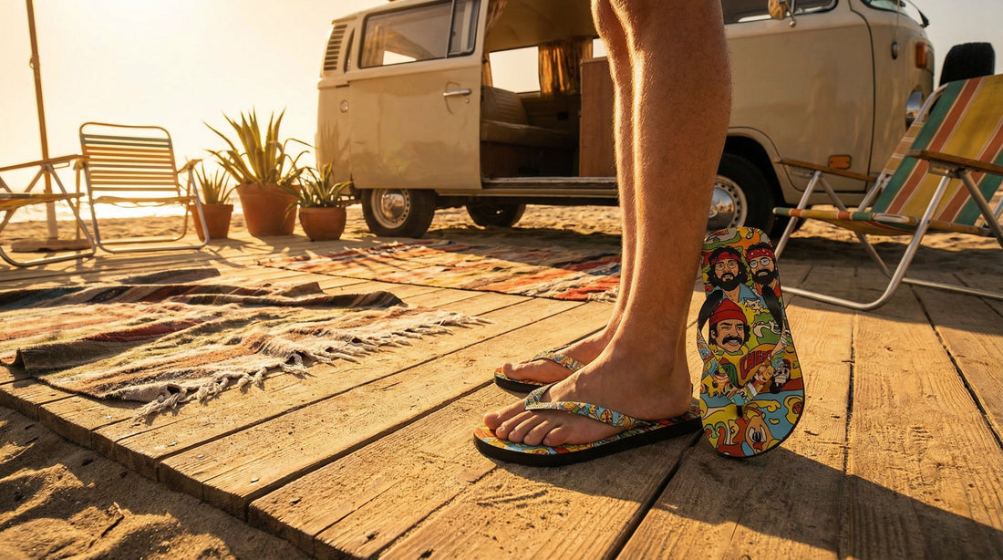 Cheech and Chong - Flip-Flops - Lifestyle image