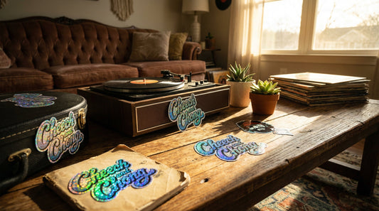 Cheech and Chong - Holographic stickers - Lifestyle image
